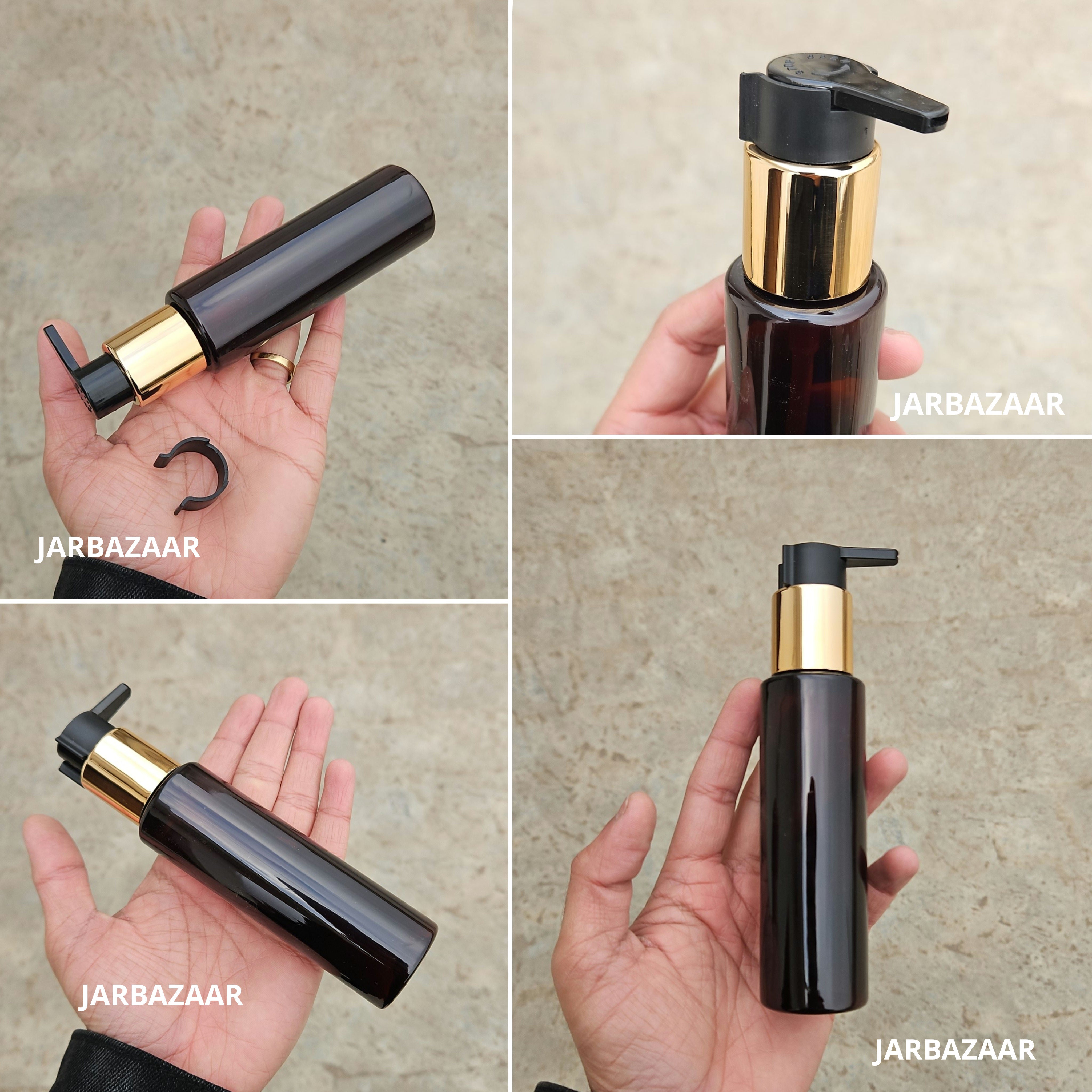 100 Ml Sleek Amber - Silver Matt White
