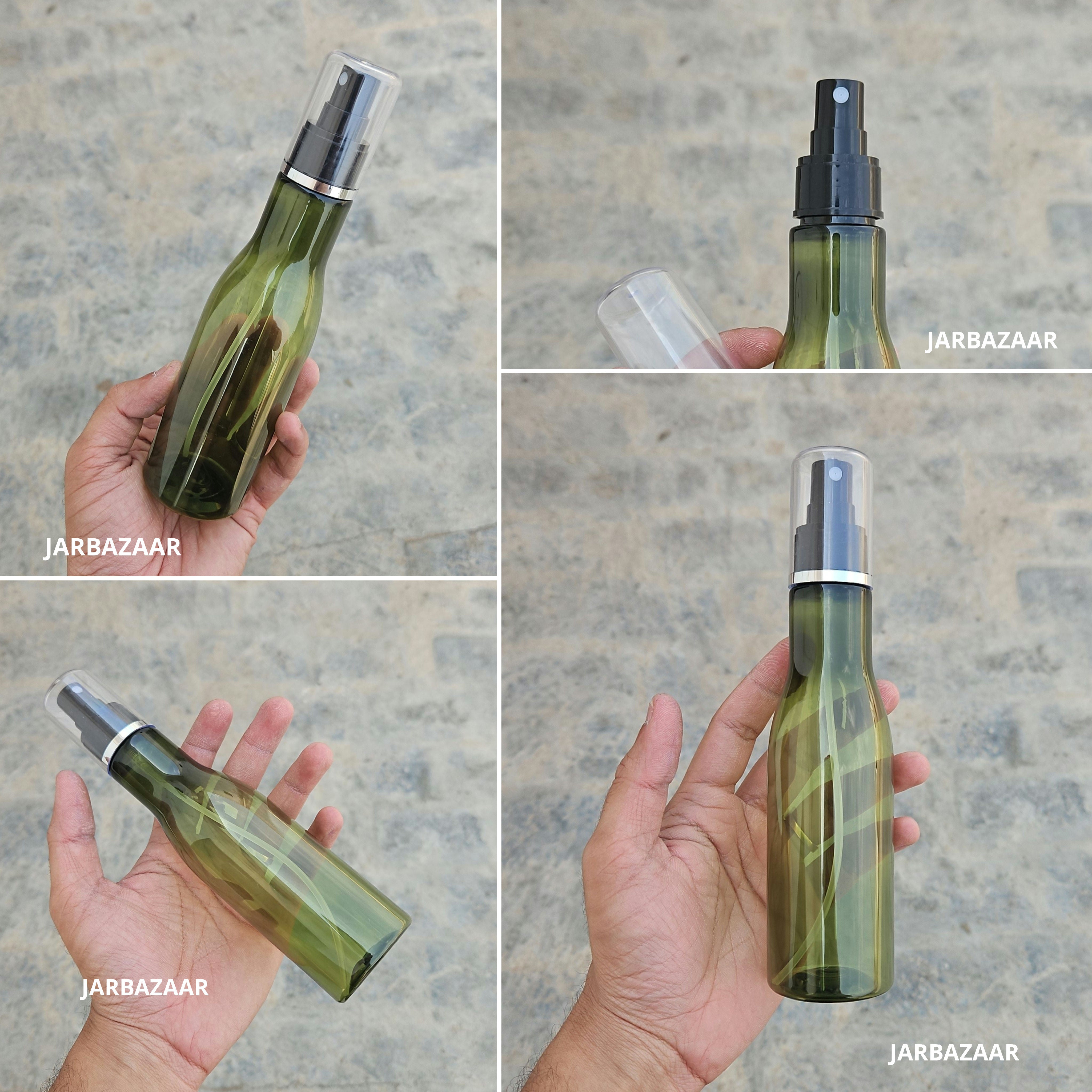200 Ml Asta Olive Green - Silver Line Black Spray