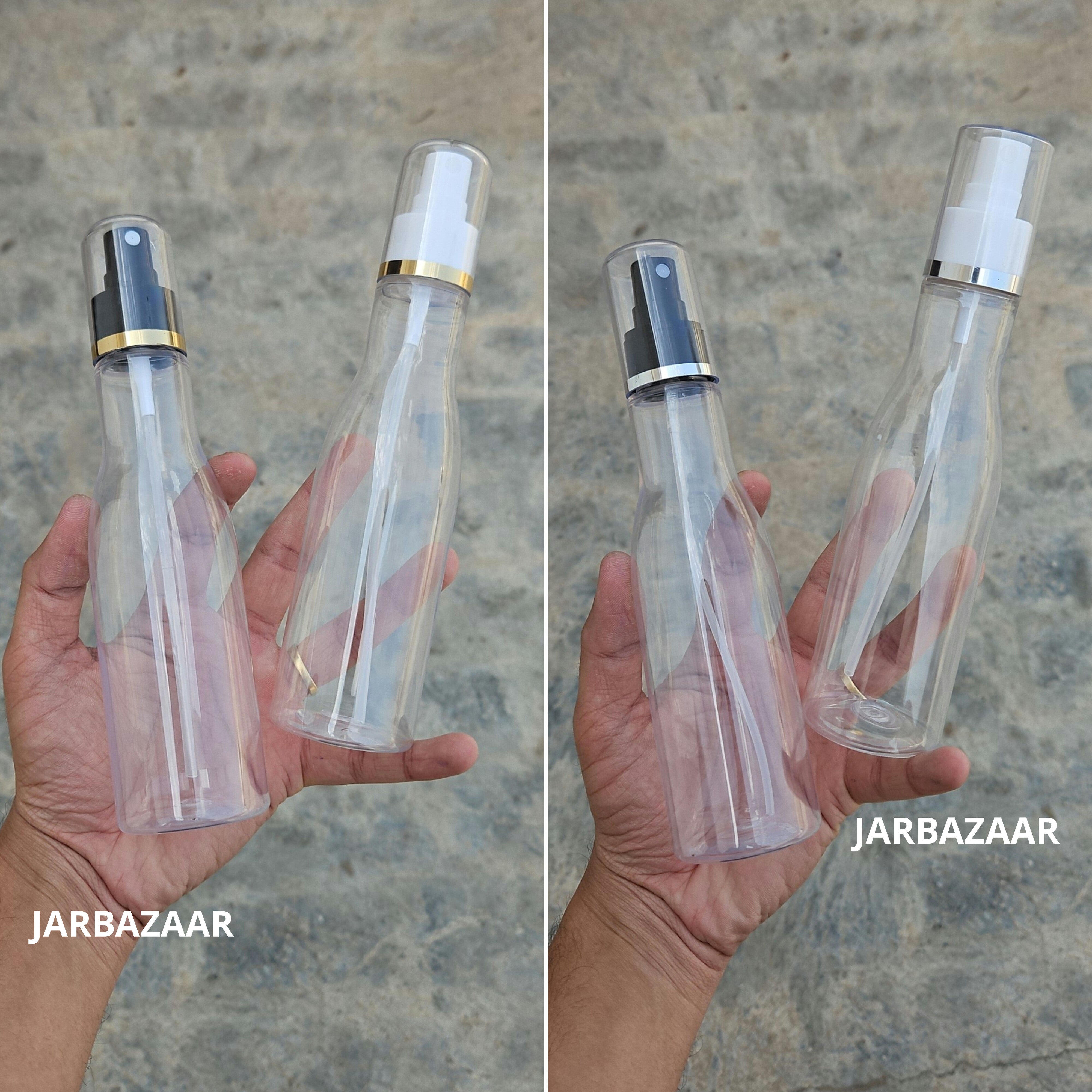200 Ml Asta Transparent Pet Bottle ( With AS Spray Pumps )