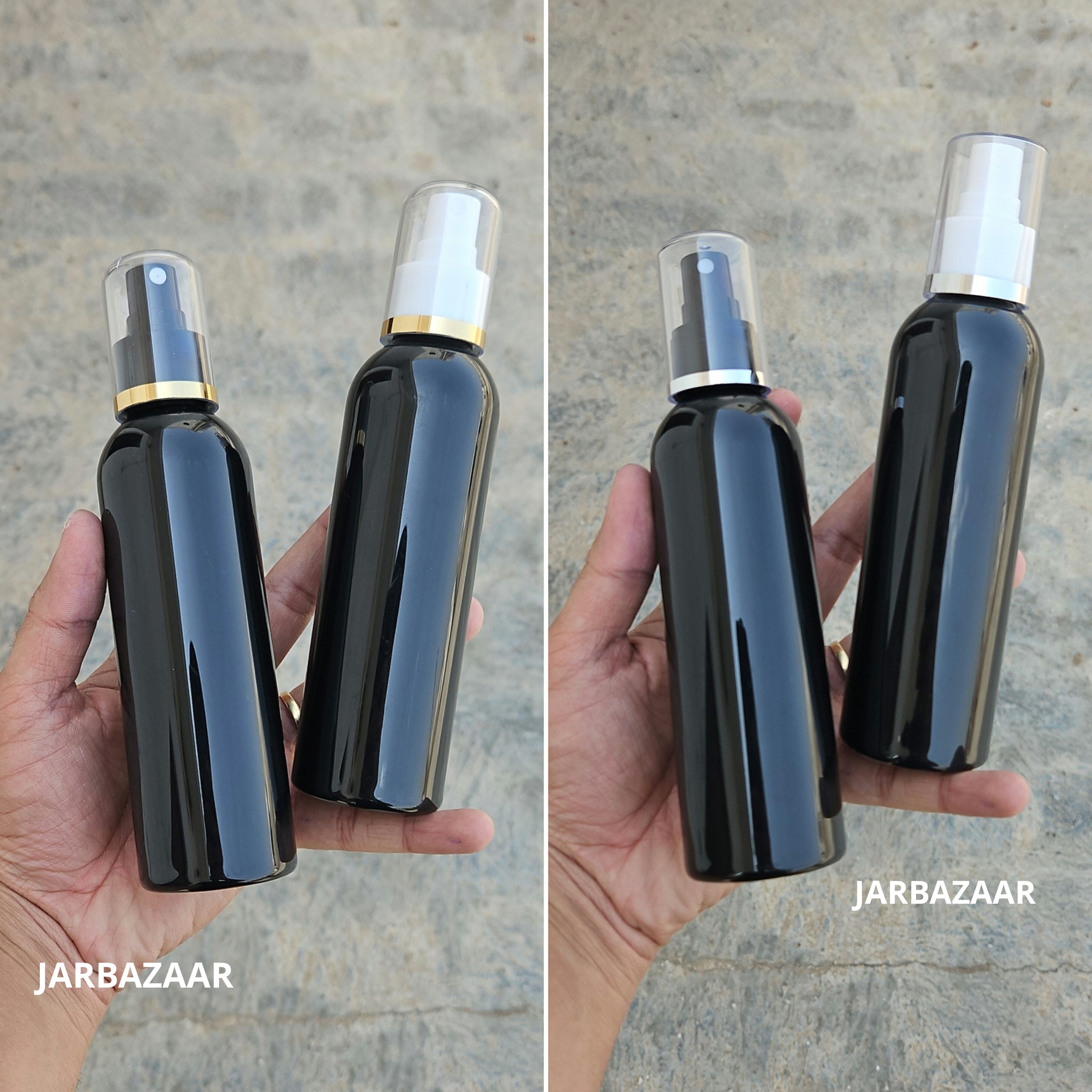 200 Ml Avon Black Pet Bottle ( With AS Spray Pumps )