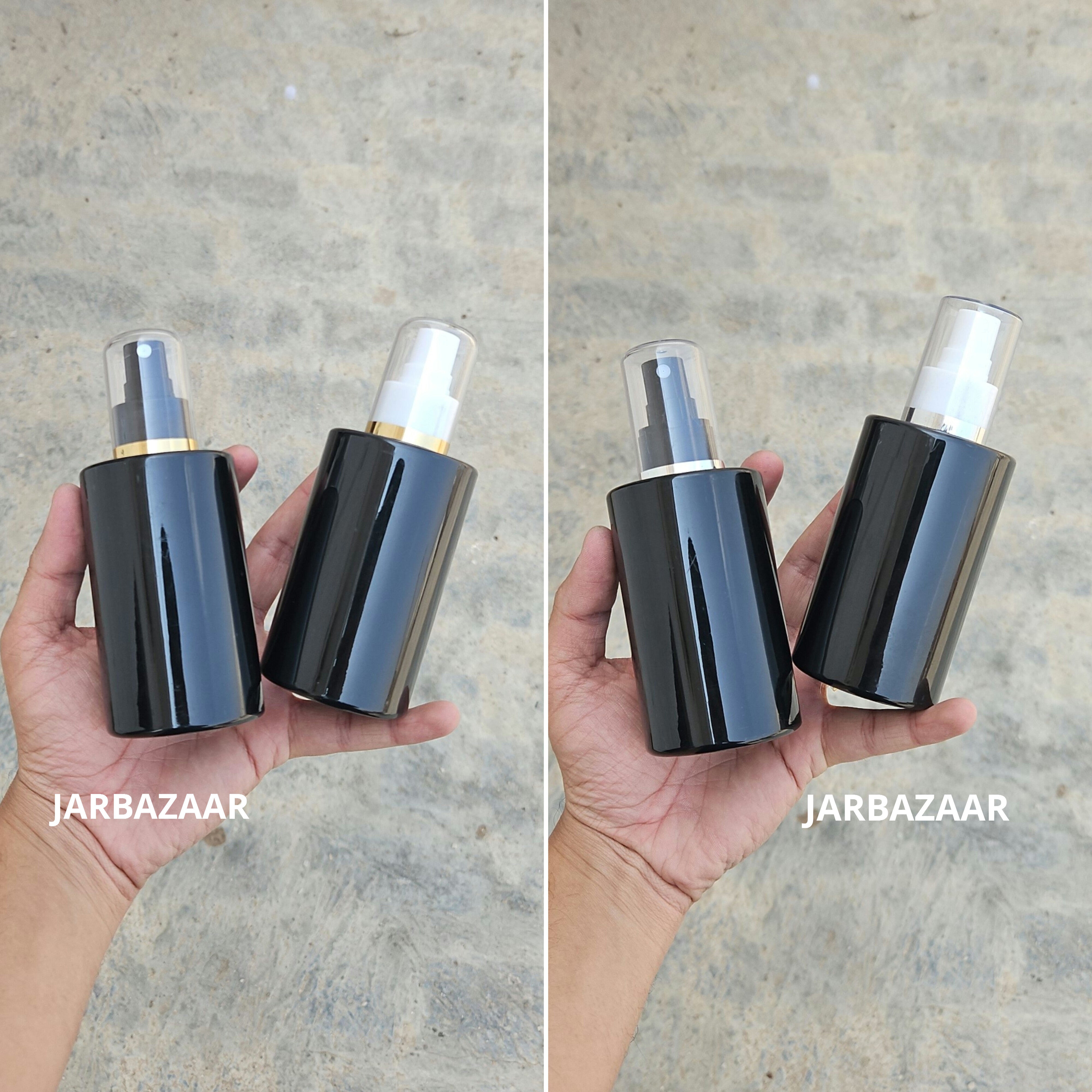 200 Ml Rio Black Pet Bottle ( With AS Spray Pumps )