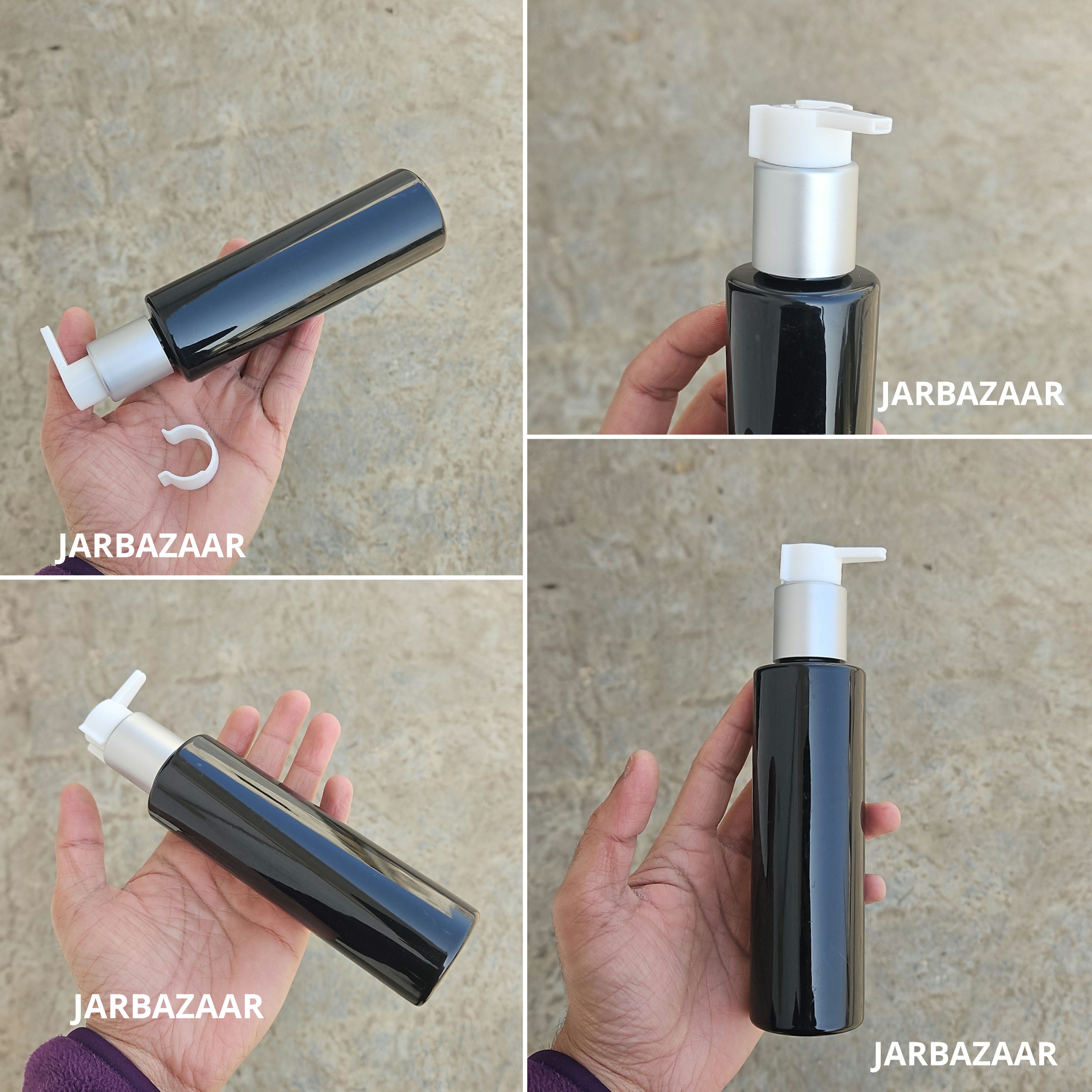 200 Ml Sleek Black - Silver Matt White