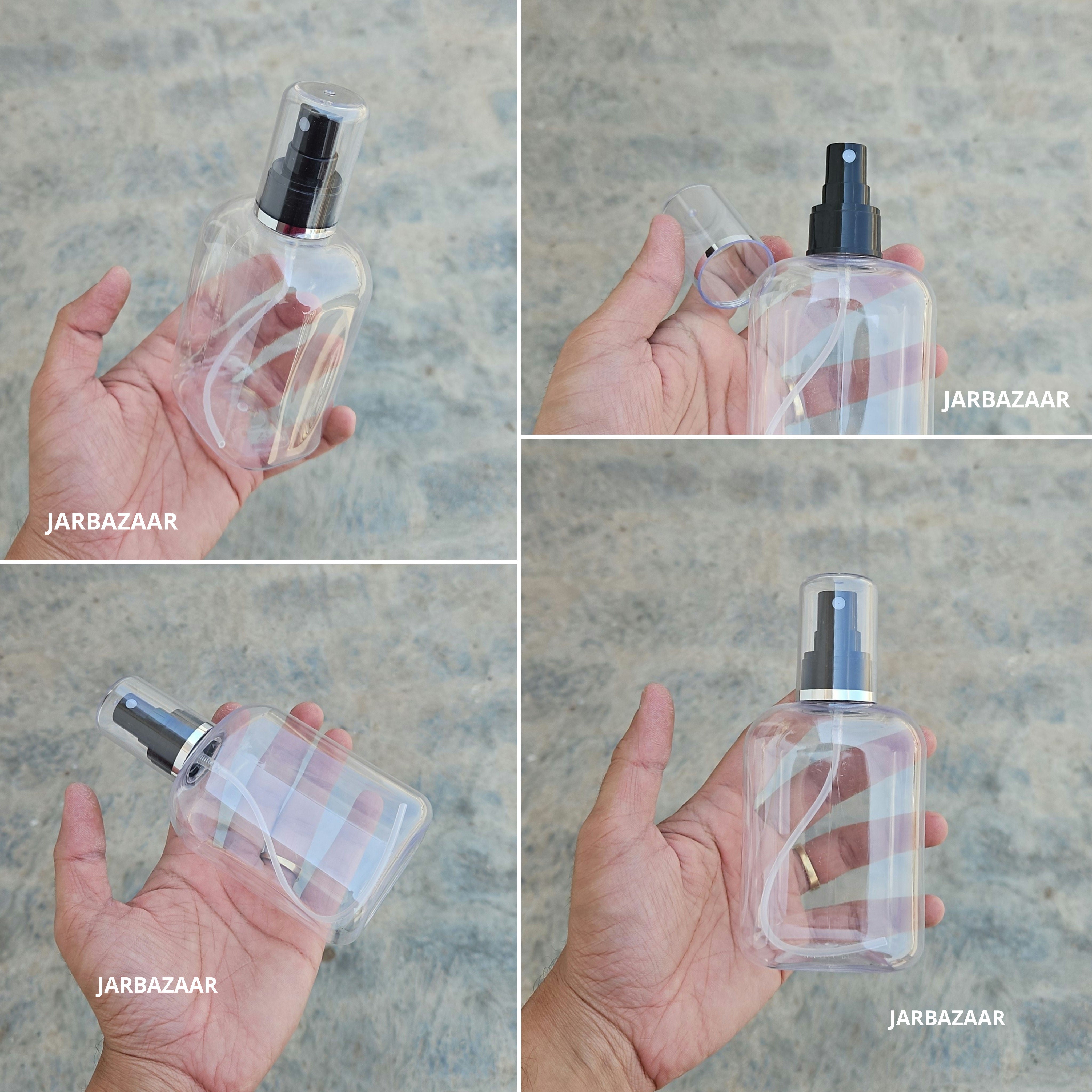 250 Ml Sq. H.W. Pet Bottle - Golden Line White Spray