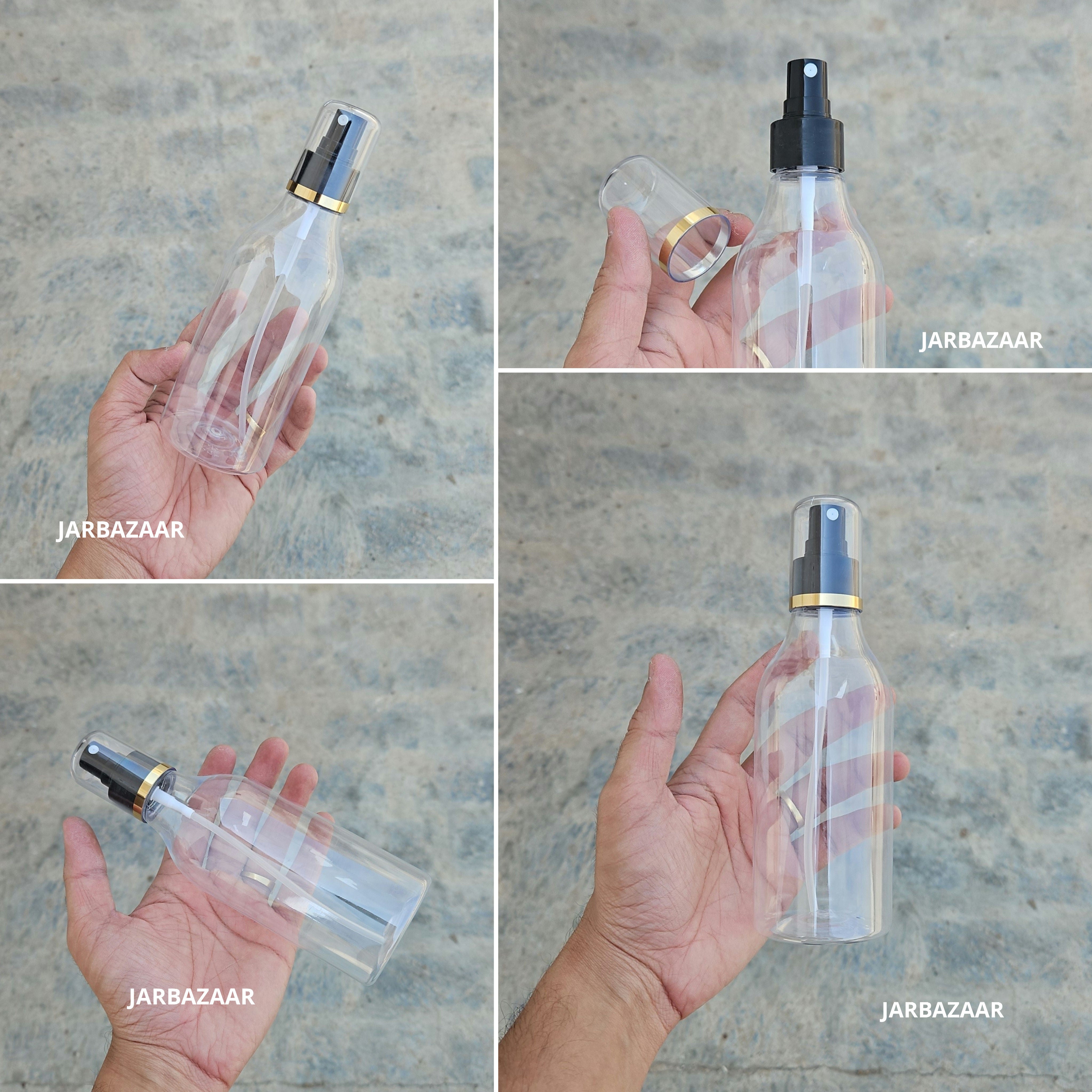 300 Ml Nutri T.P. Pet Bottle - Silver Line White Spray