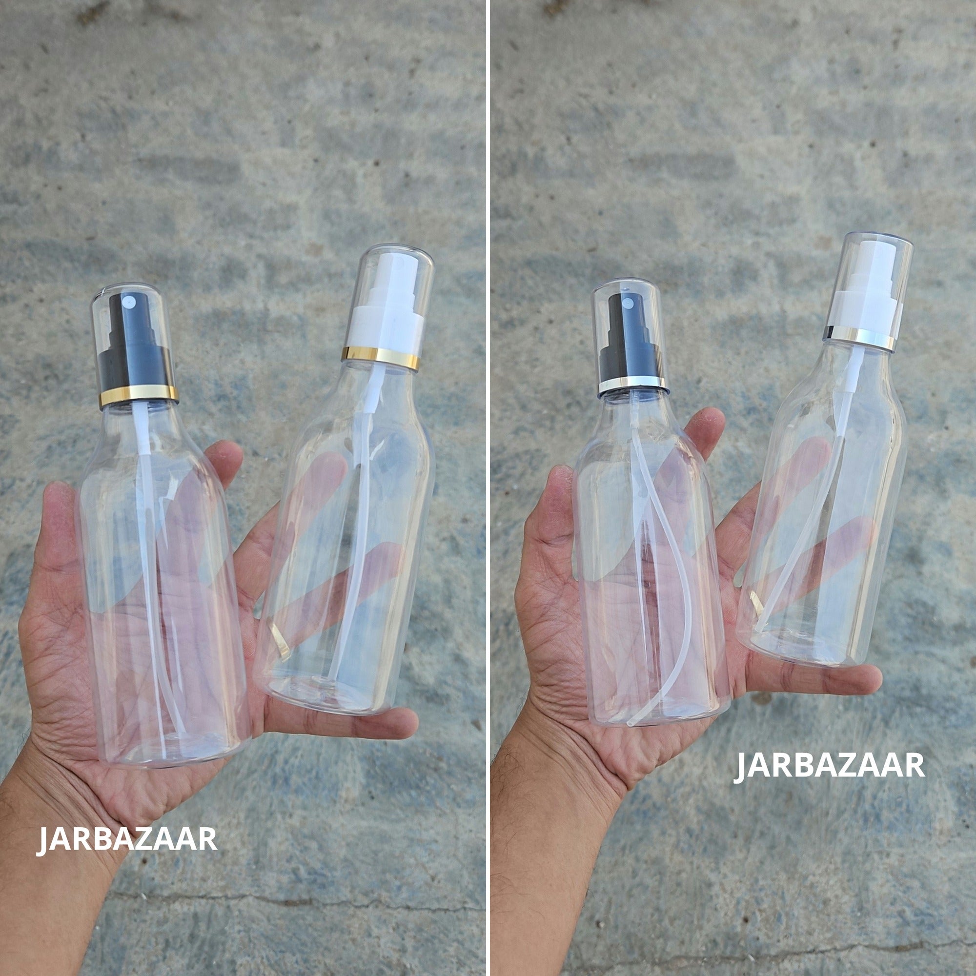 300 Ml Nutri T.P. Pet Bottle - all spray pump colours