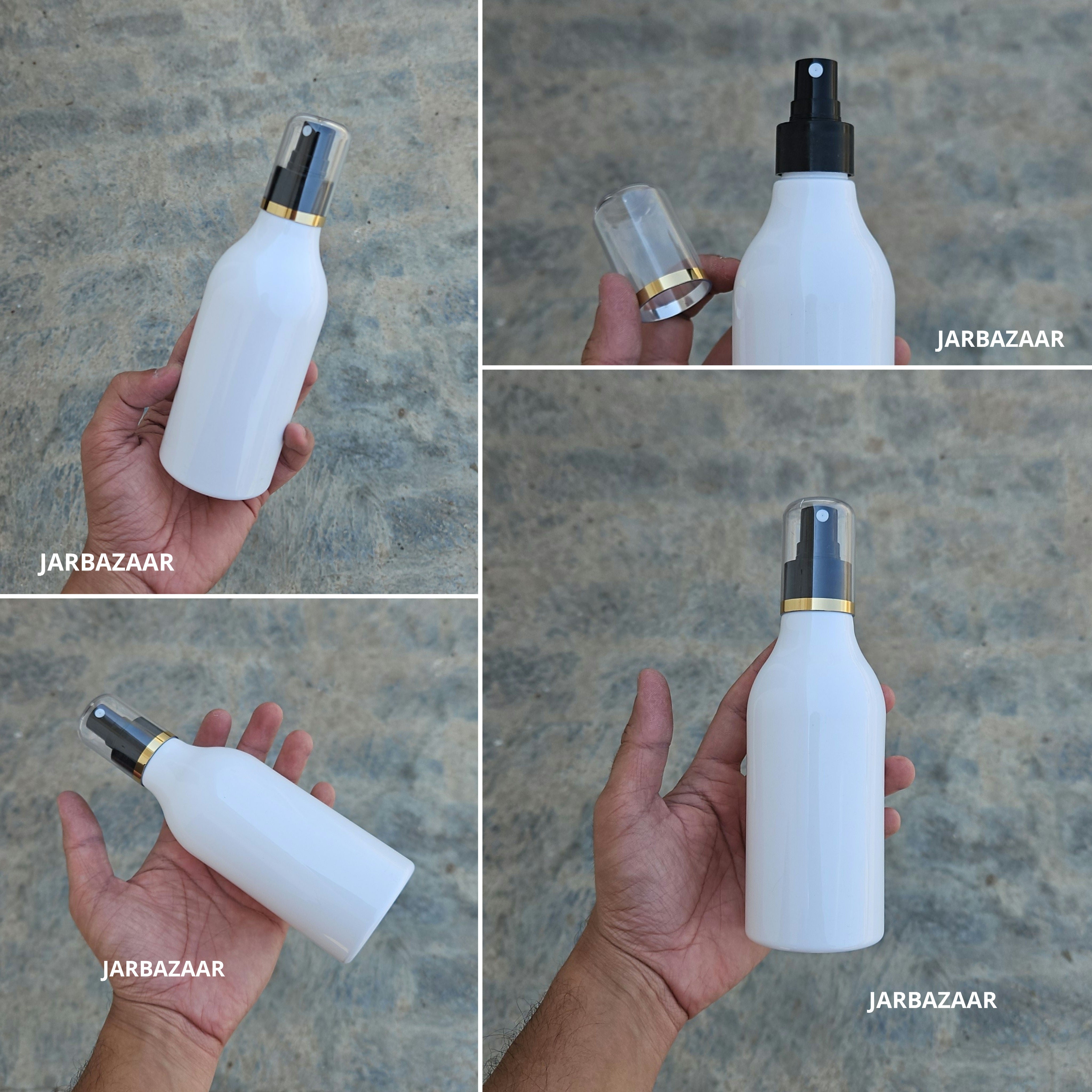 300 Ml Nutri White Pet Bottle - Silver Line White Spray