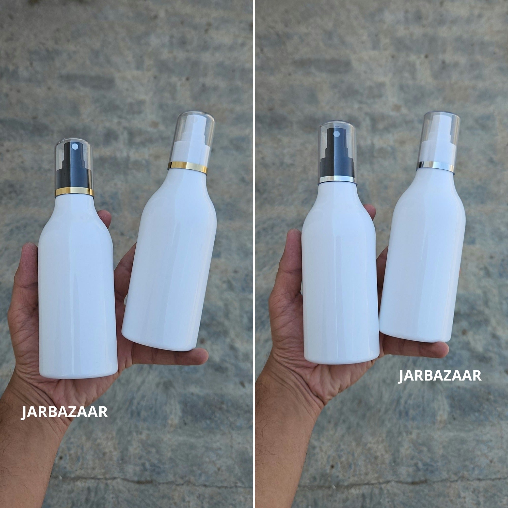 300 Ml Nutri White Pet Bottle - all spray pump colours