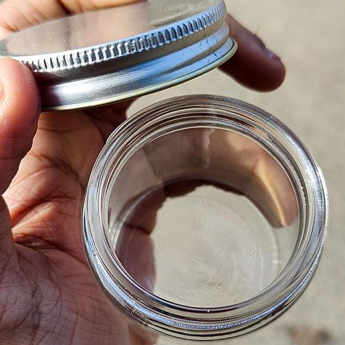 120ML Clear Glass Jar