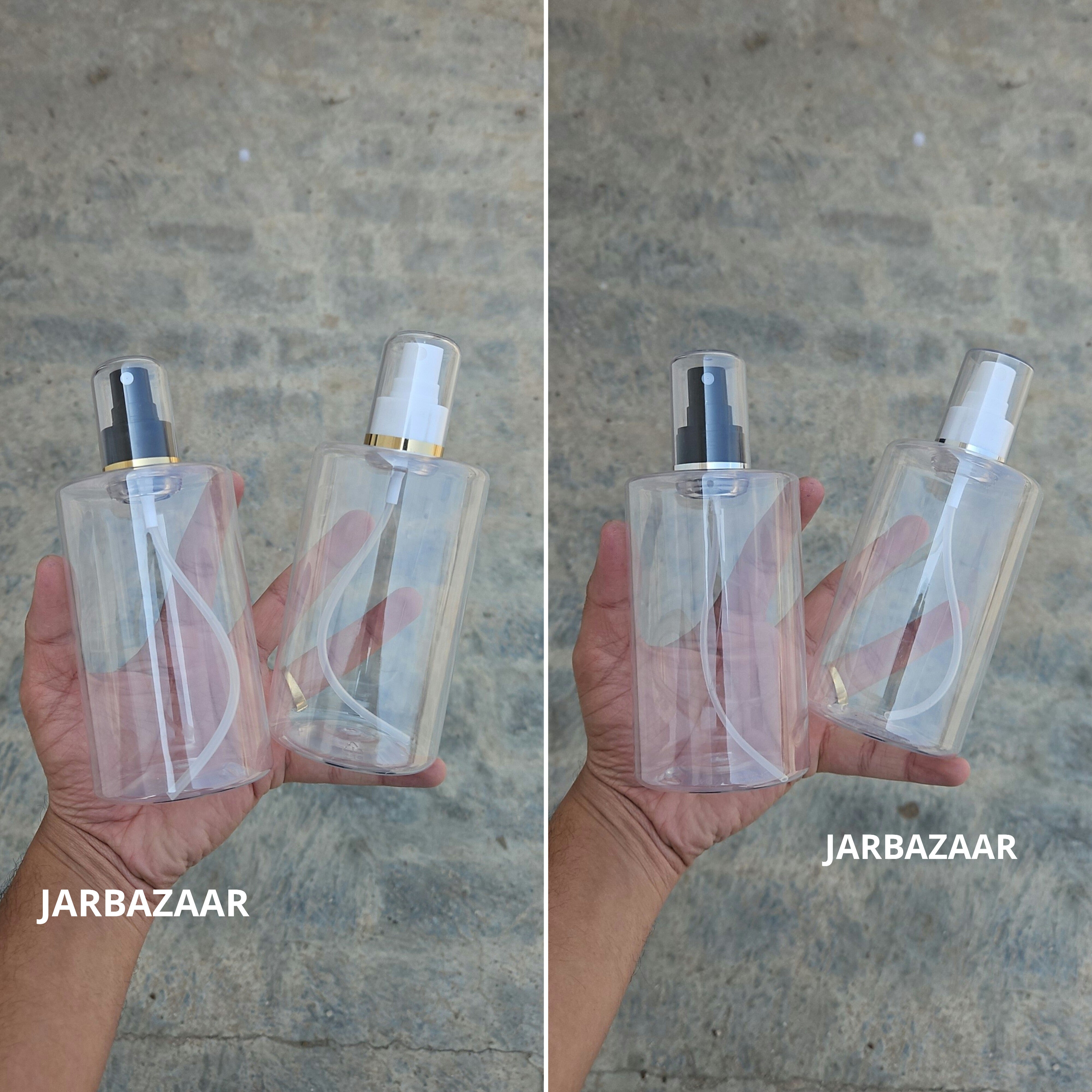 400 Ml Rio Transparent Pet Bottle ( With AS Spray Pumps )