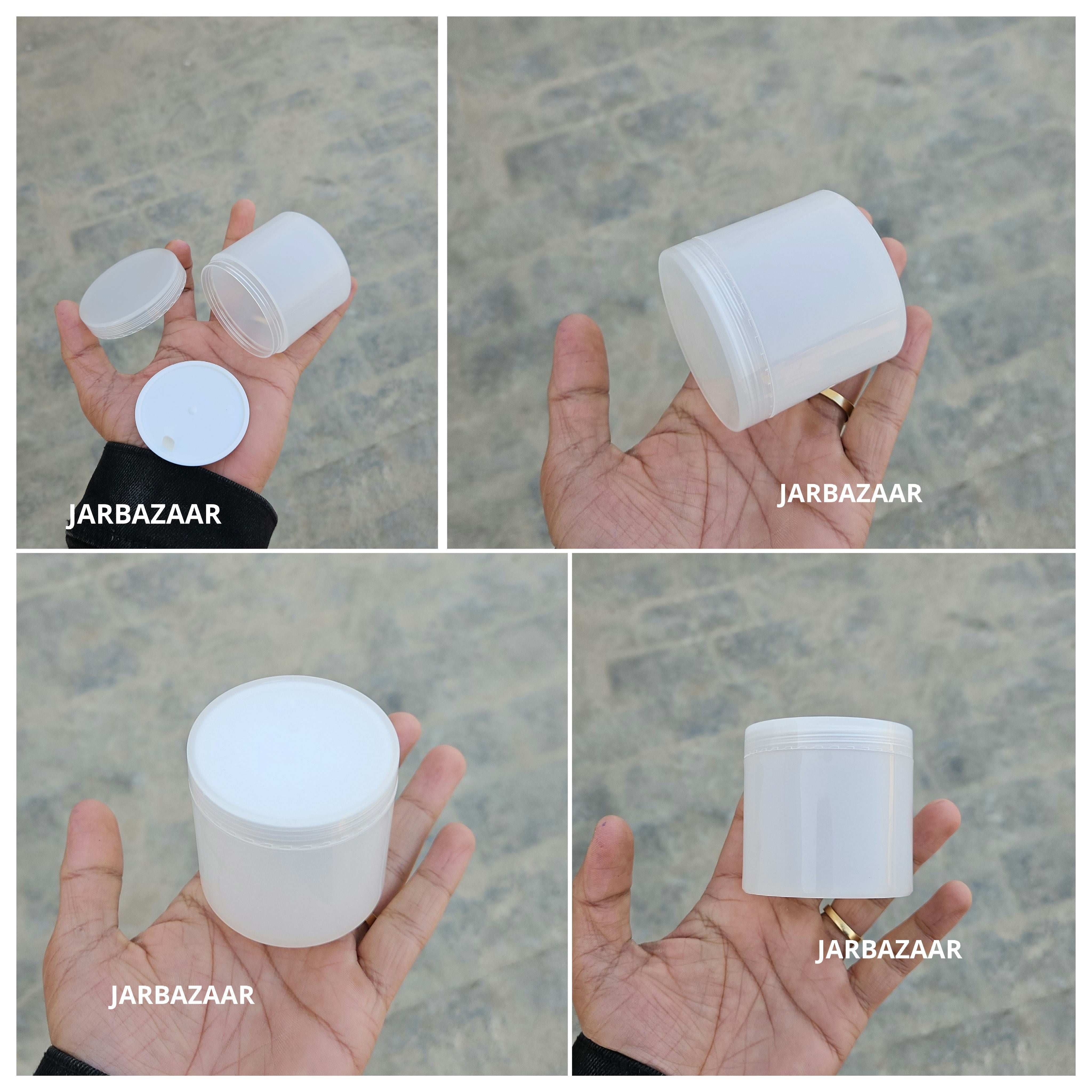 100 Gram Translucent Plastic Jar