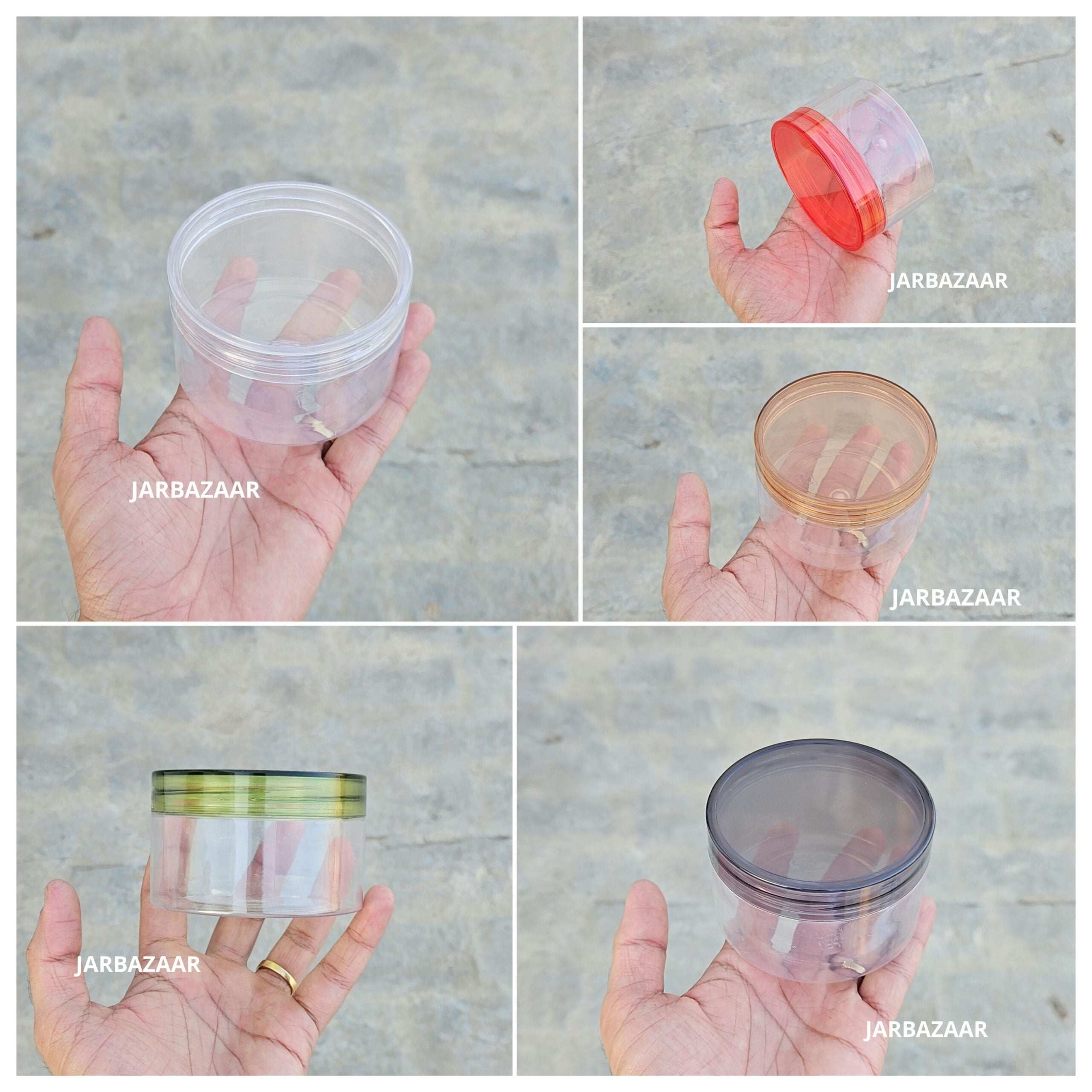 200 Gram Wide Mouth Pet Jar