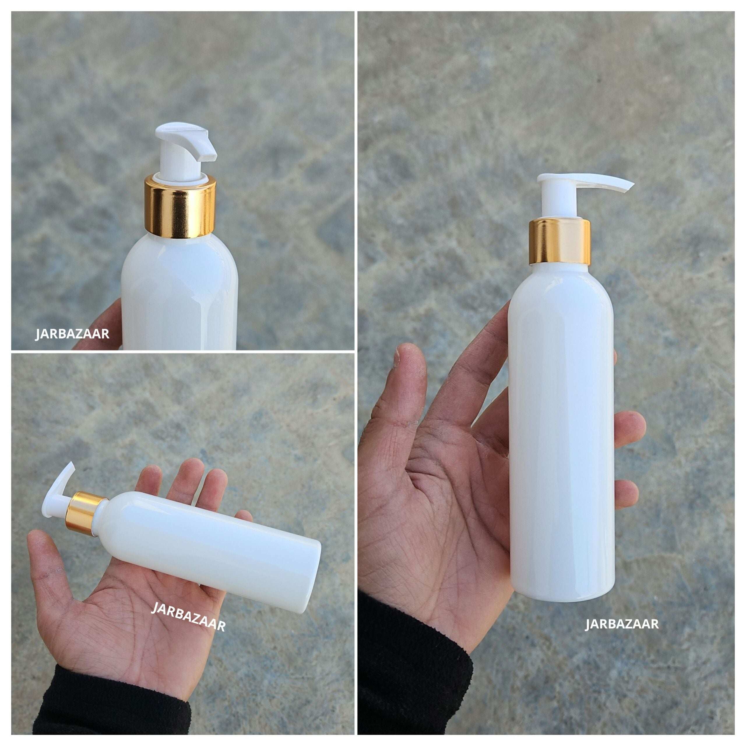 200 ML Avon White Dispenser Bottle (Golden Black/Golden White)