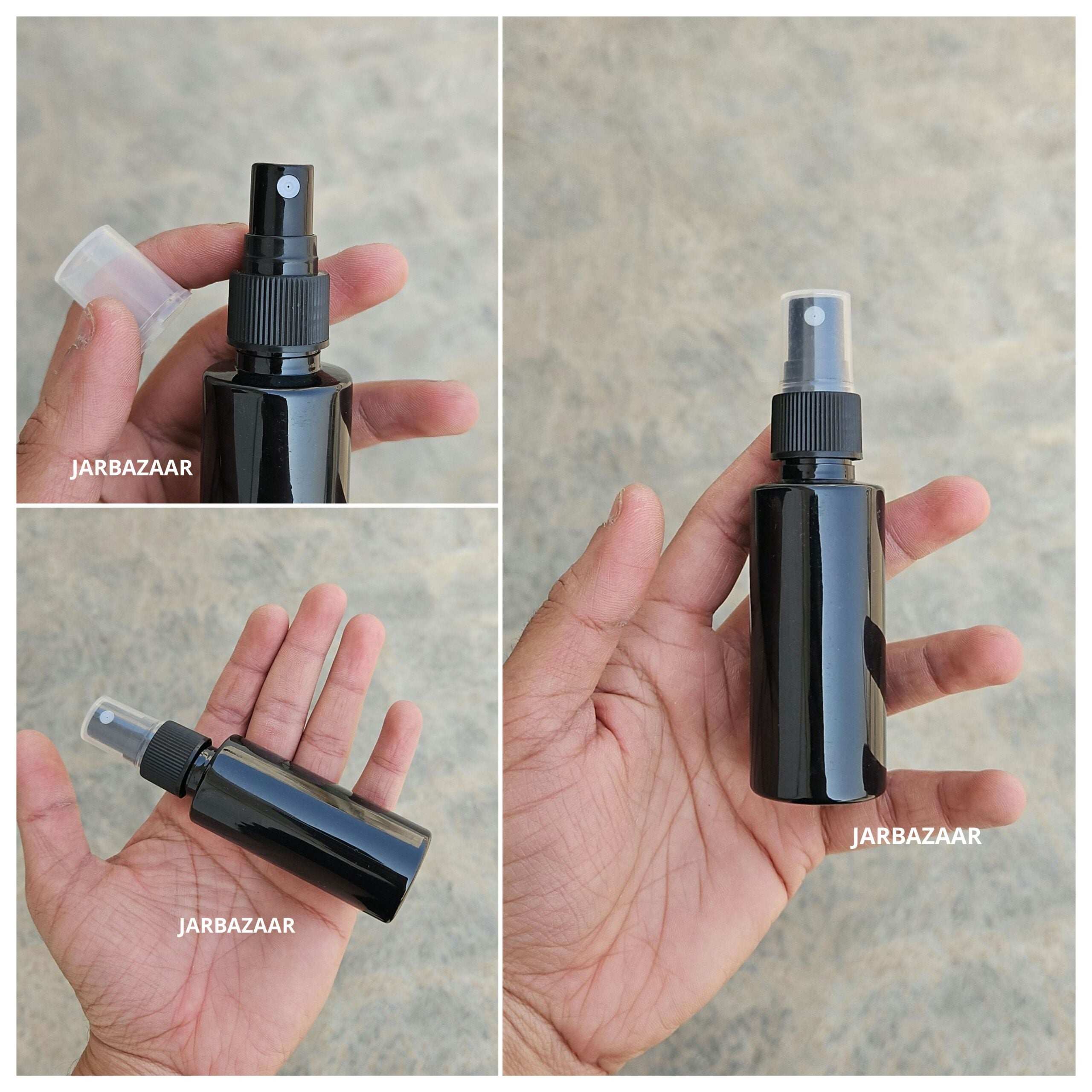 50 ML Black Pet Spray Bottle