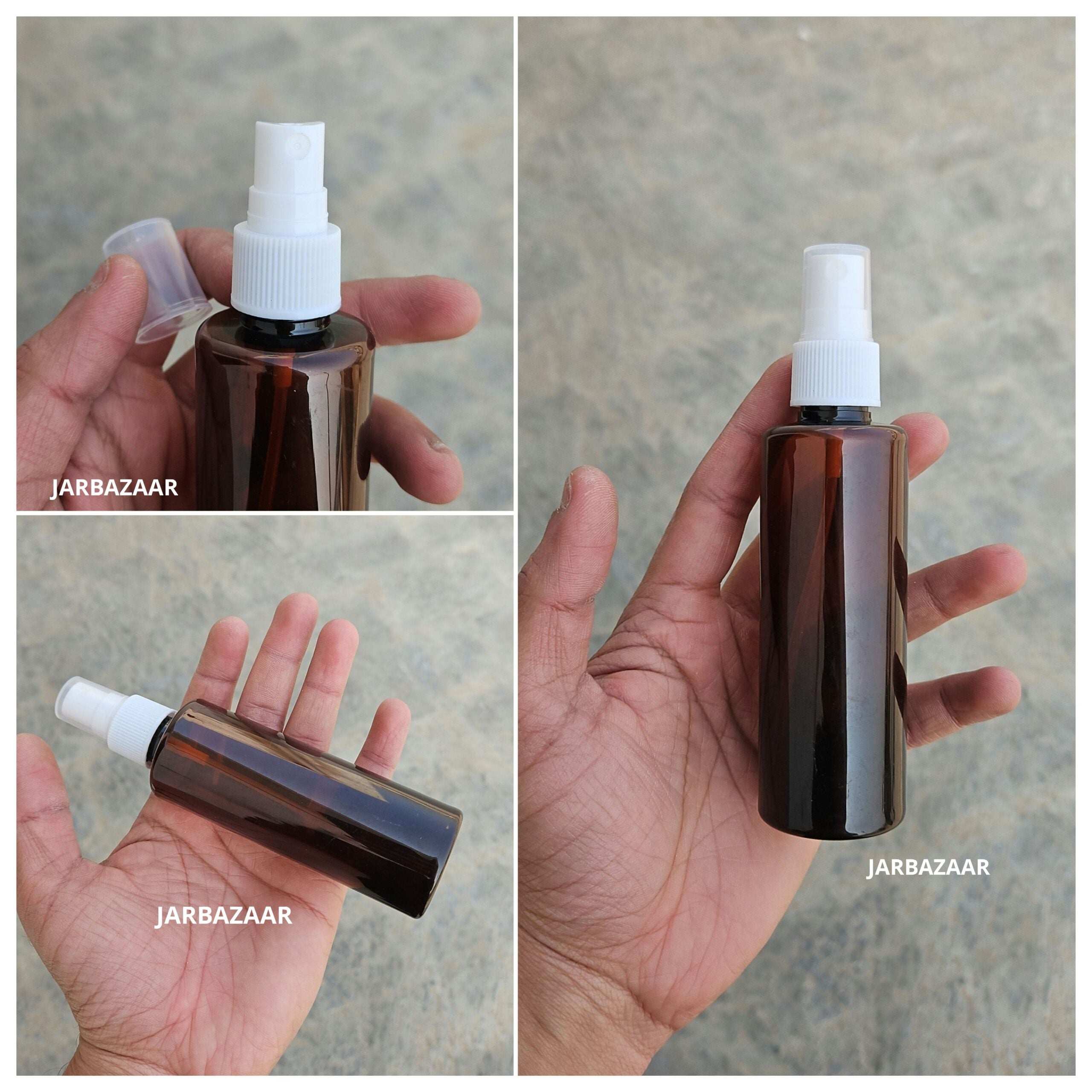 100 ML Gli Amber Pet Spray Bottle