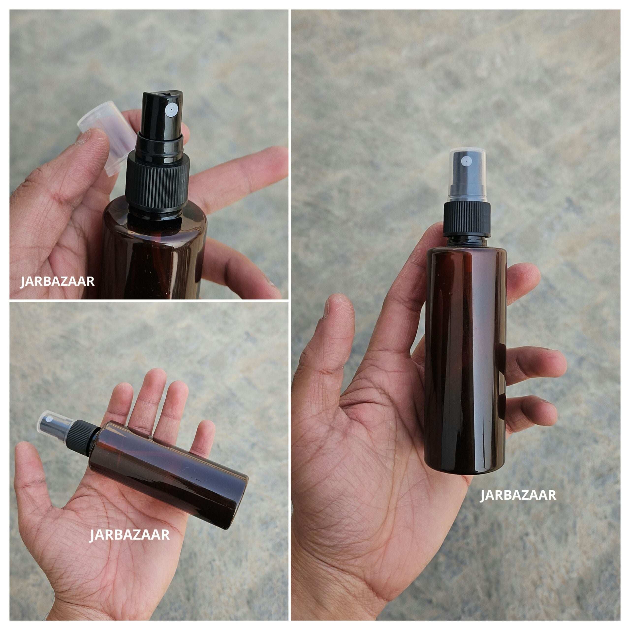 100 ML Gli Amber Pet Spray Bottle