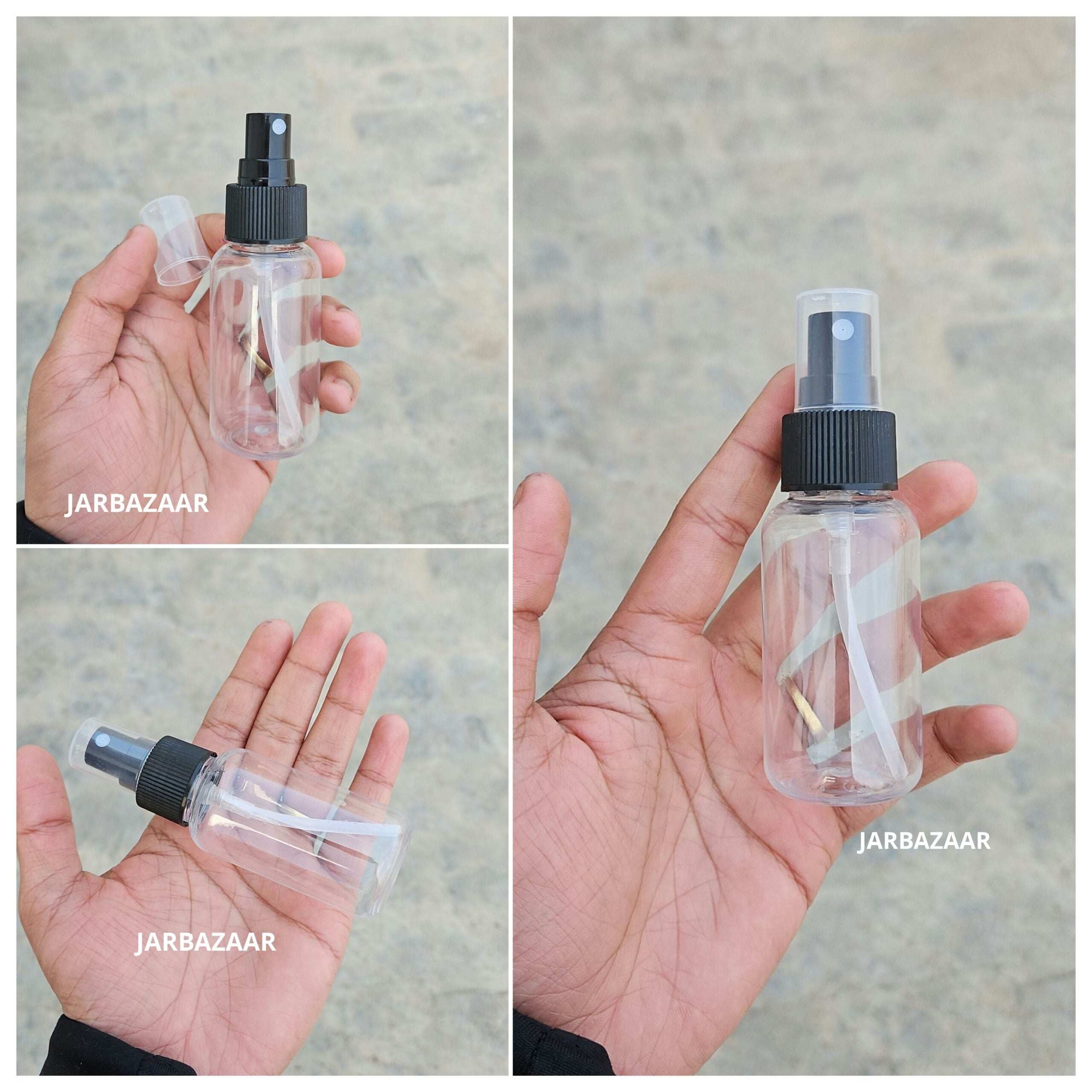 50 ML Boston Transparent Pet Spray Bottle
