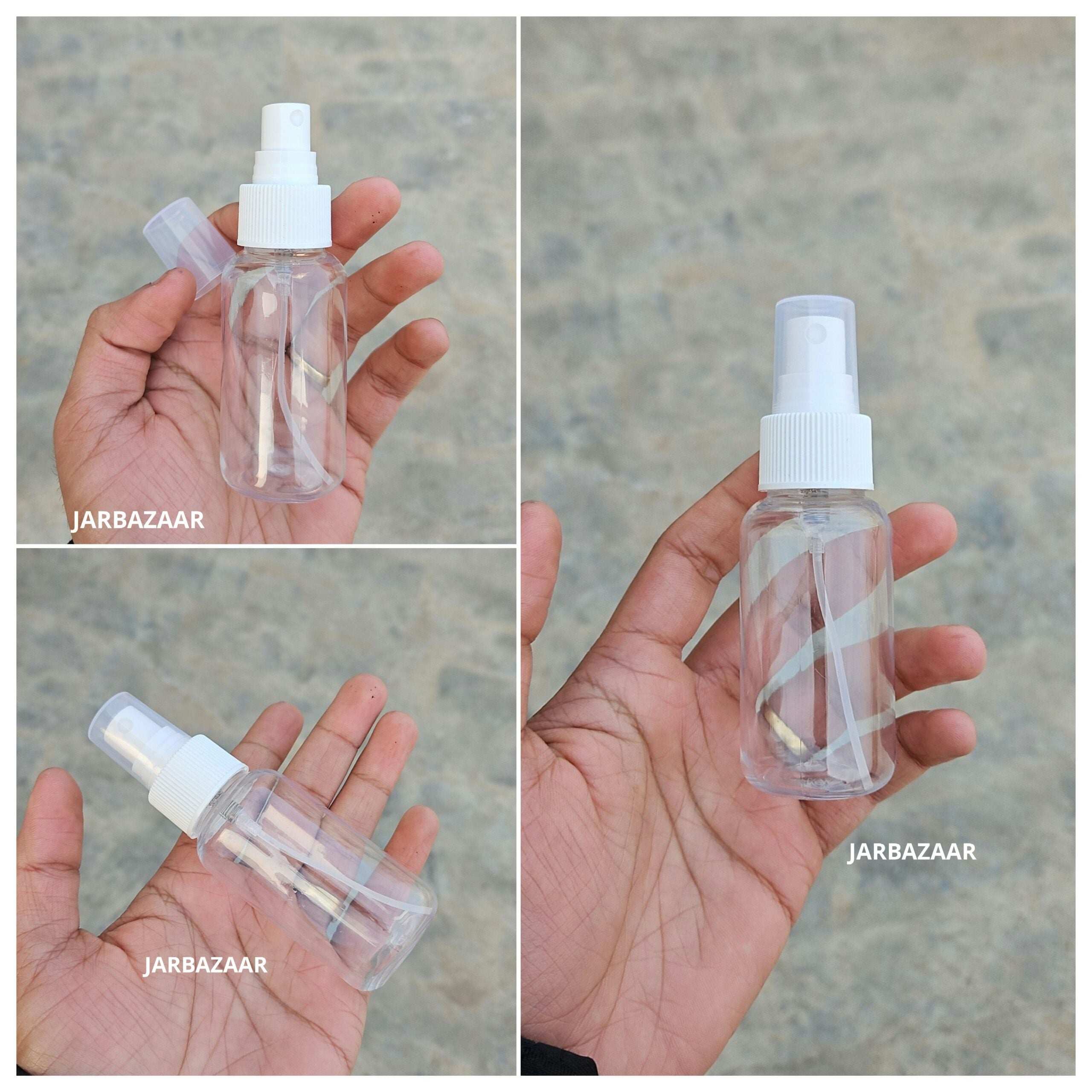 50 ML Boston Transparent Pet Spray Bottle