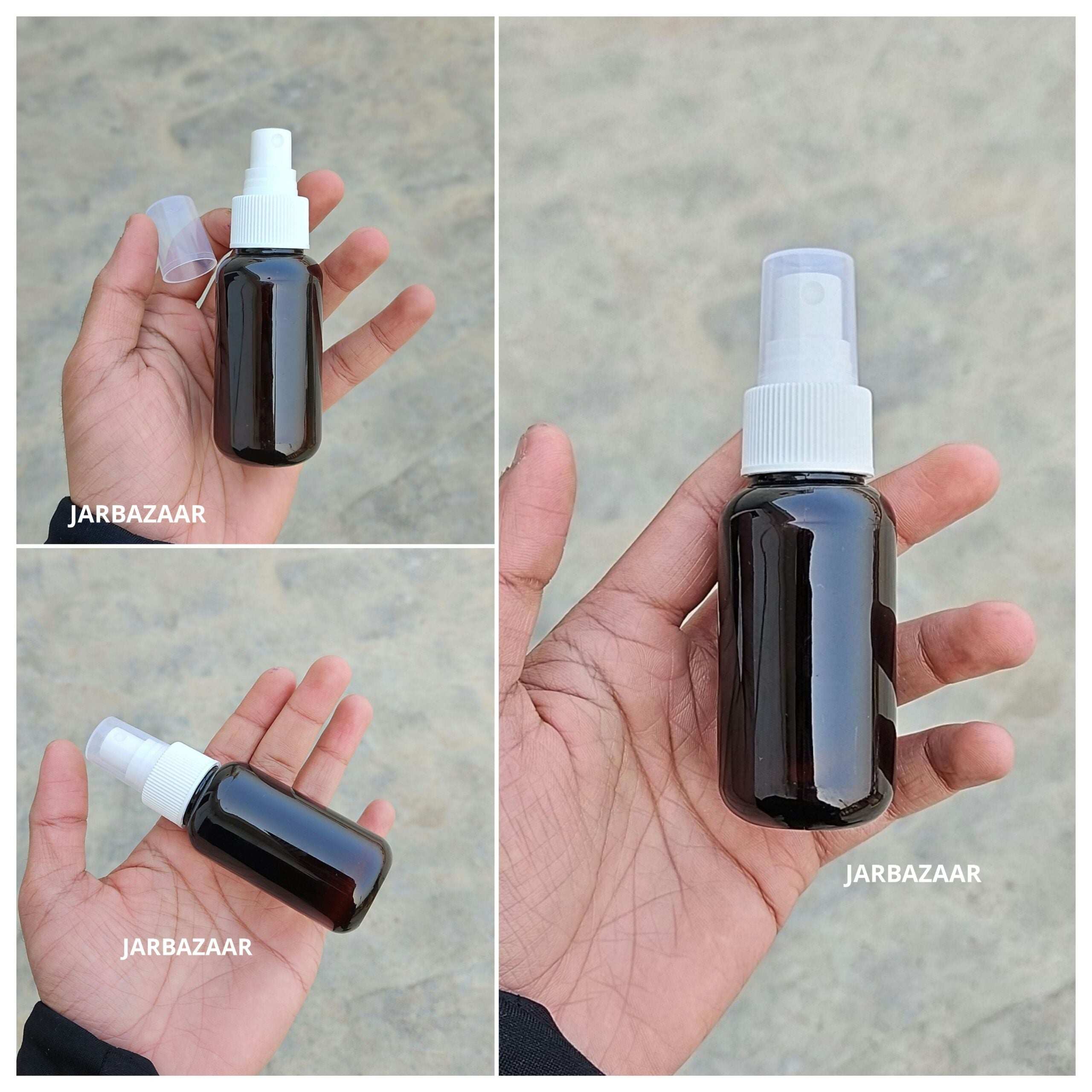 50 ML Boston Dark Amber Pet Spray Bottle