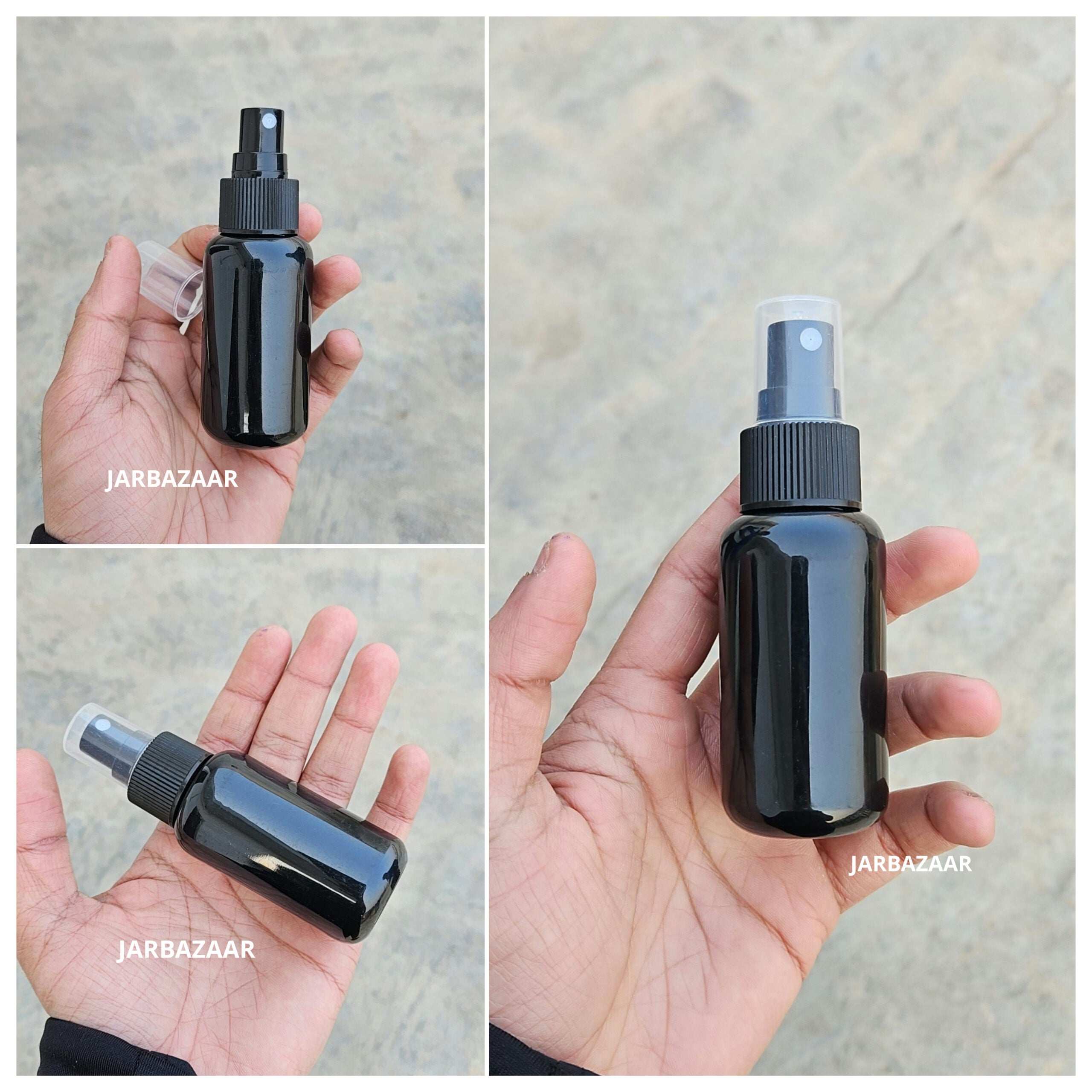 50 ML Boston Black Pet Spray Bottle