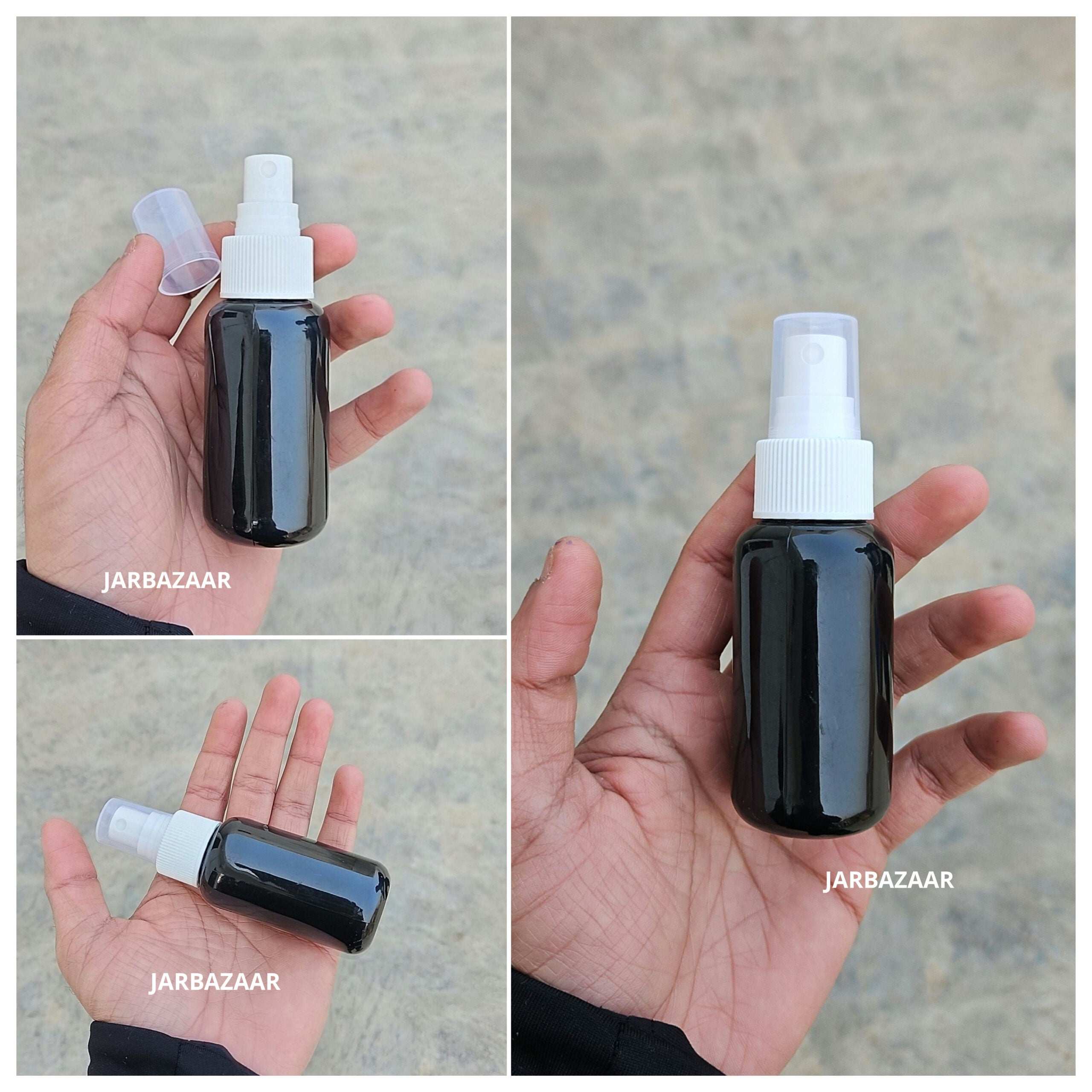 50 ML Boston Black Pet Spray Bottle