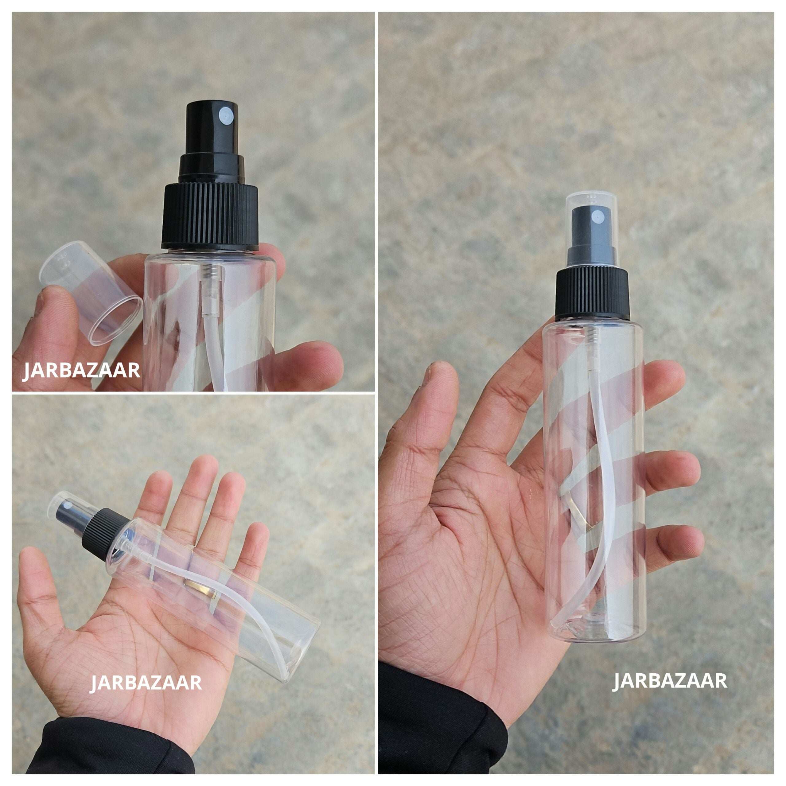 100 ML Sleek Transparent Pet Spray Bottle