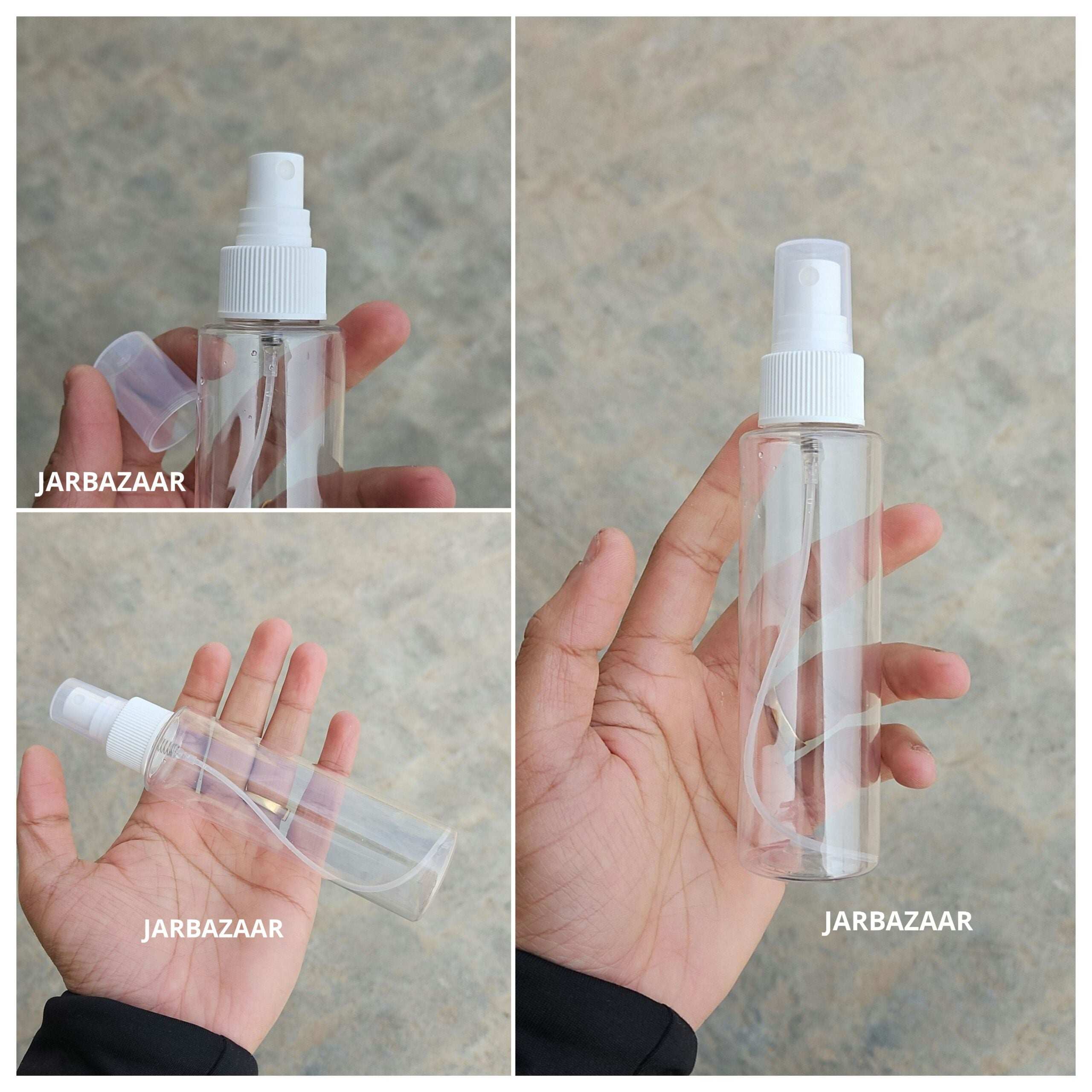 100 ML Sleek Transparent Pet Spray Bottle