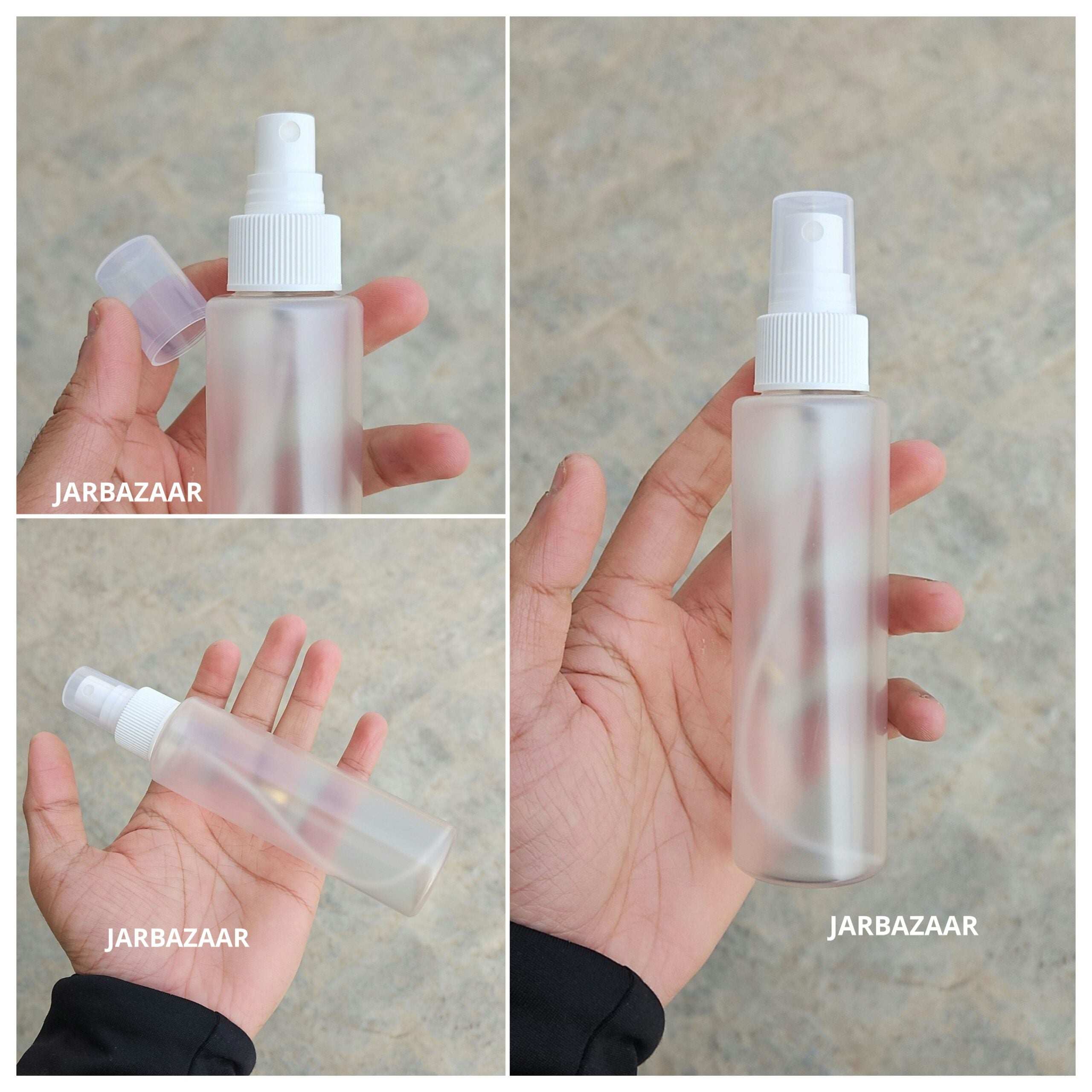 100 ML Sleek Frosted Pet Spray Bottle
