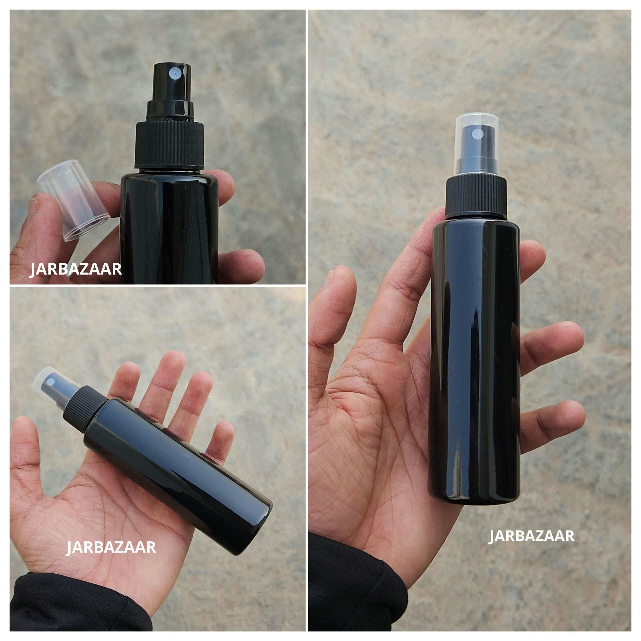100 ML Sleek Black Pet Spray Bottle