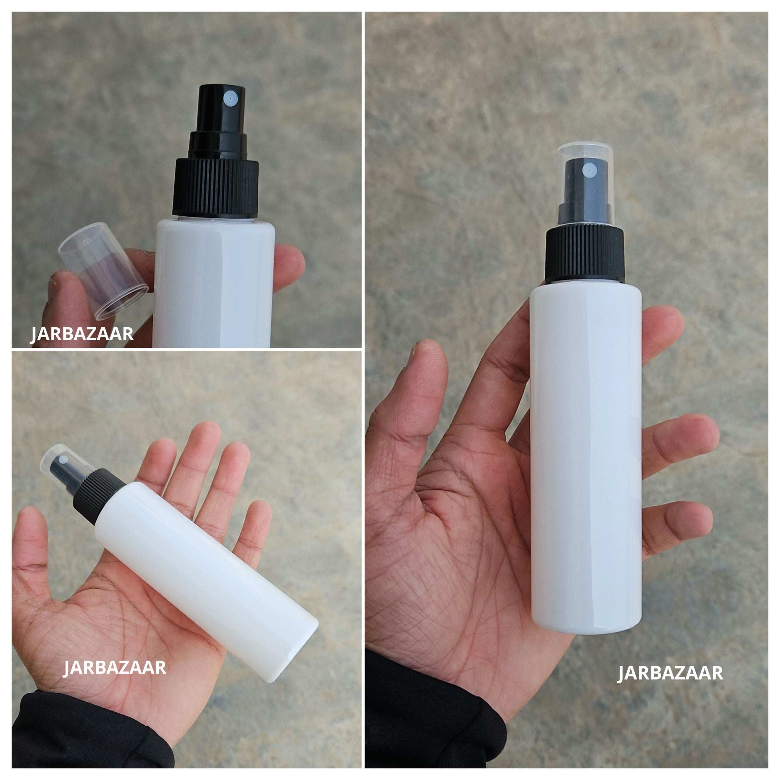 100 ML Sleek White Pet Spray Bottle