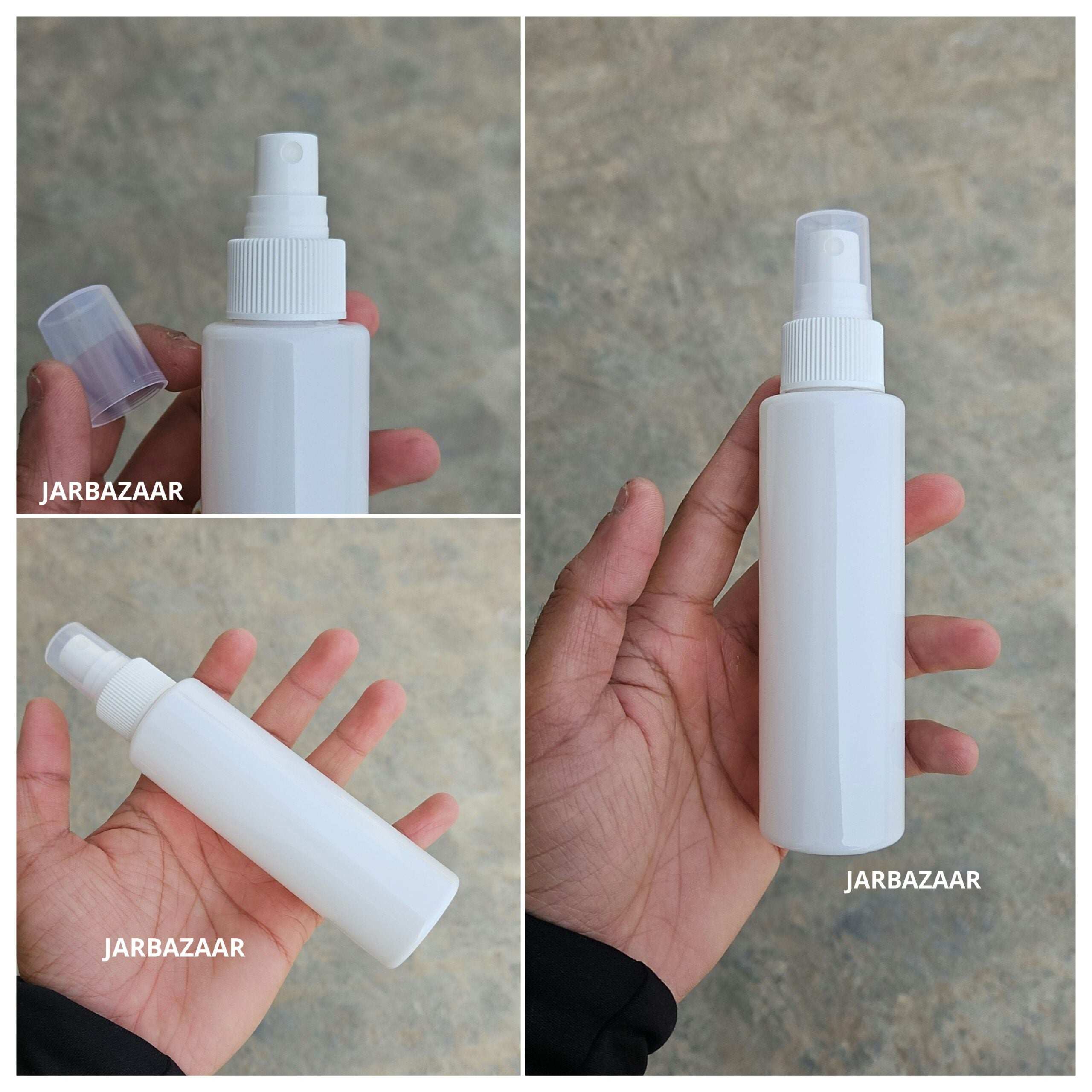 100 ML Sleek White Pet Spray Bottle
