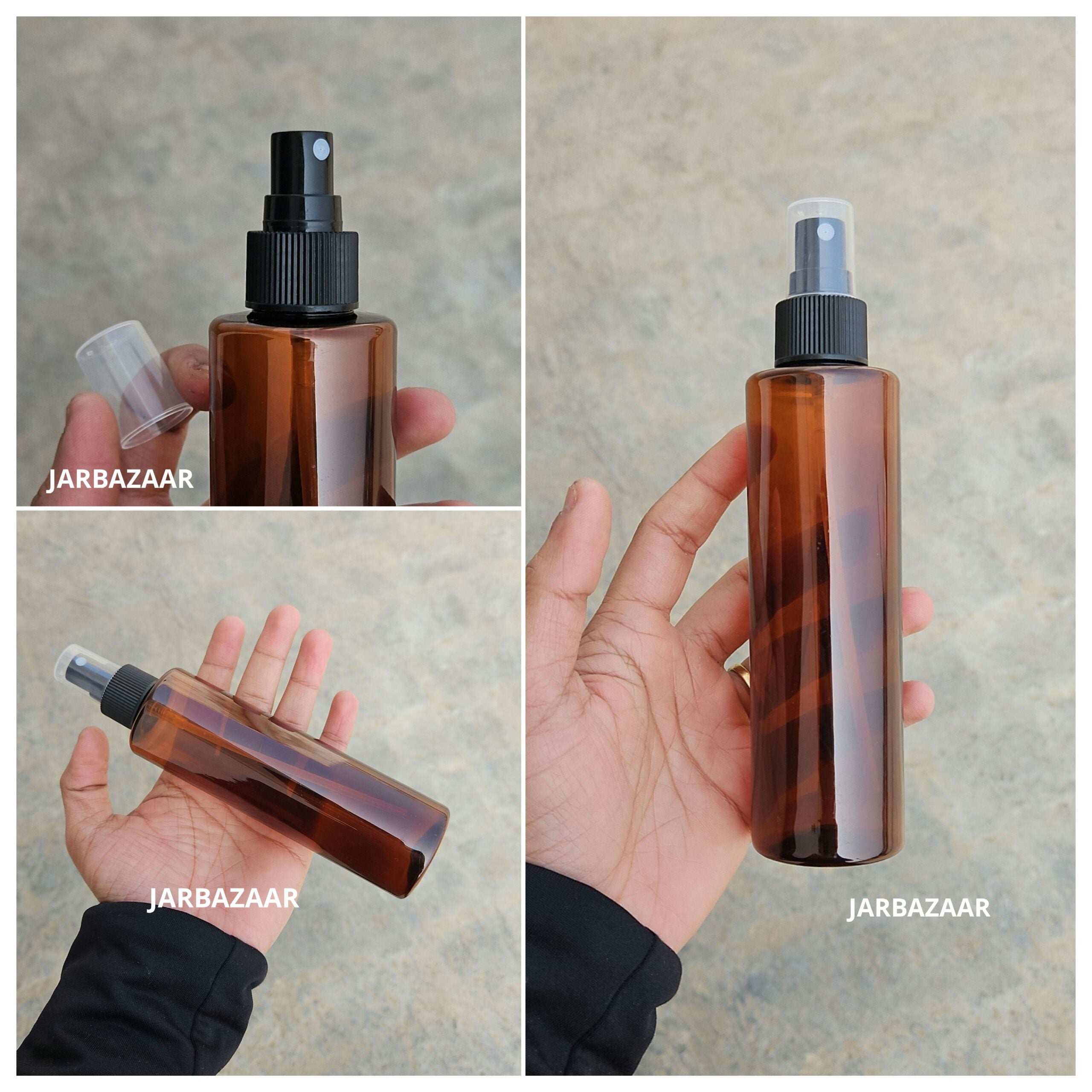 200 ML Sleek Amber Pet Spray Bottle
