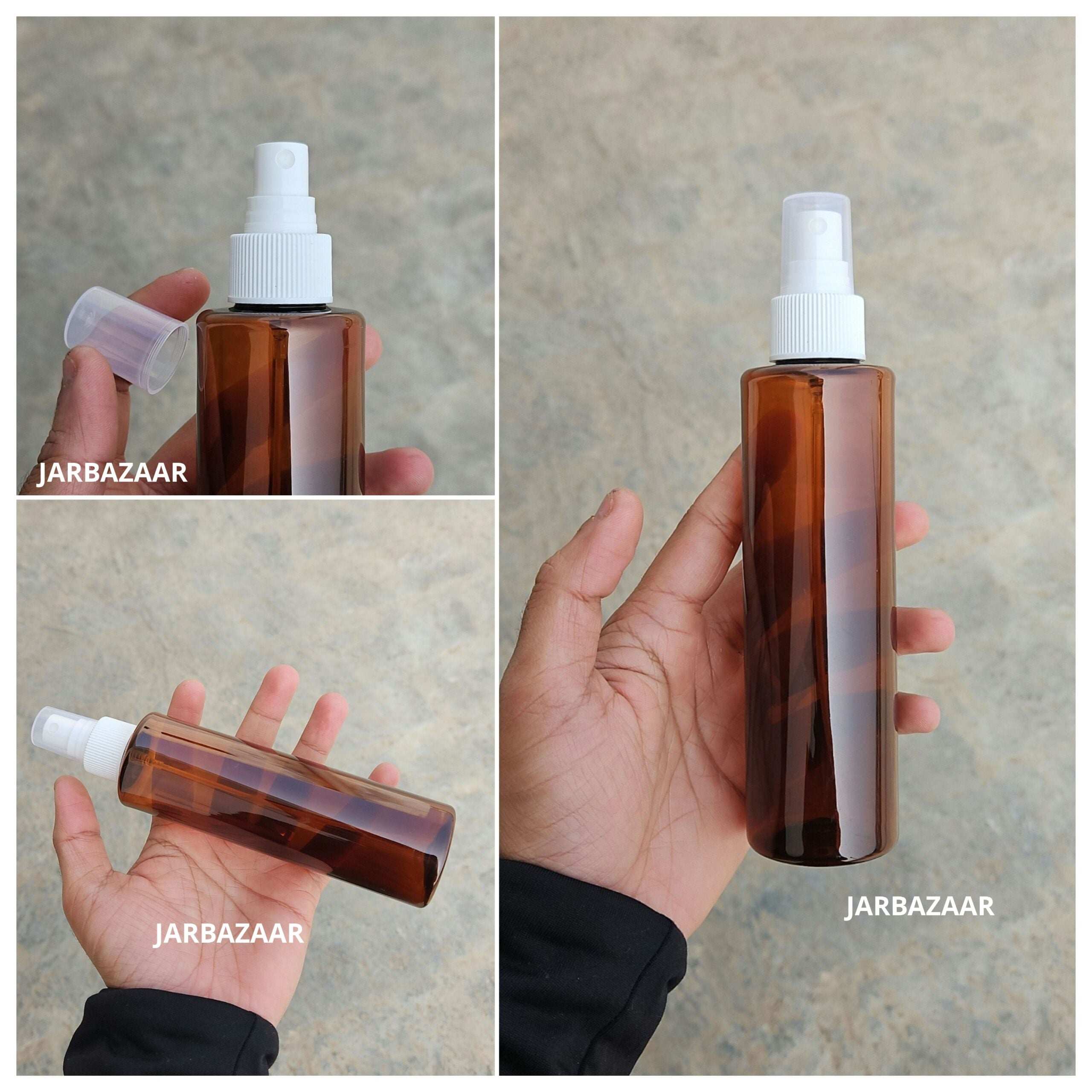 200 ML Sleek Amber Pet Spray Bottle