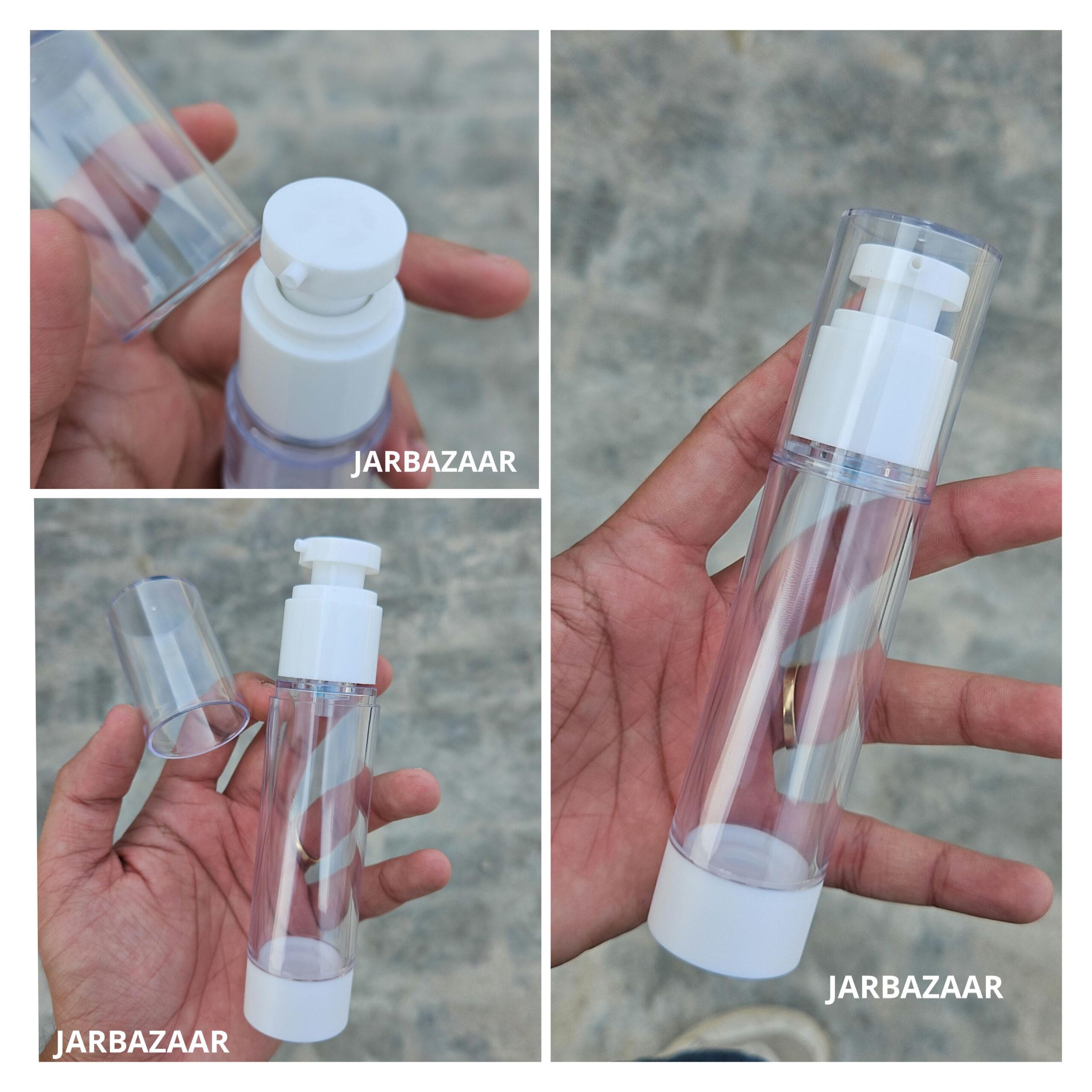30 ML White Airless Bottle