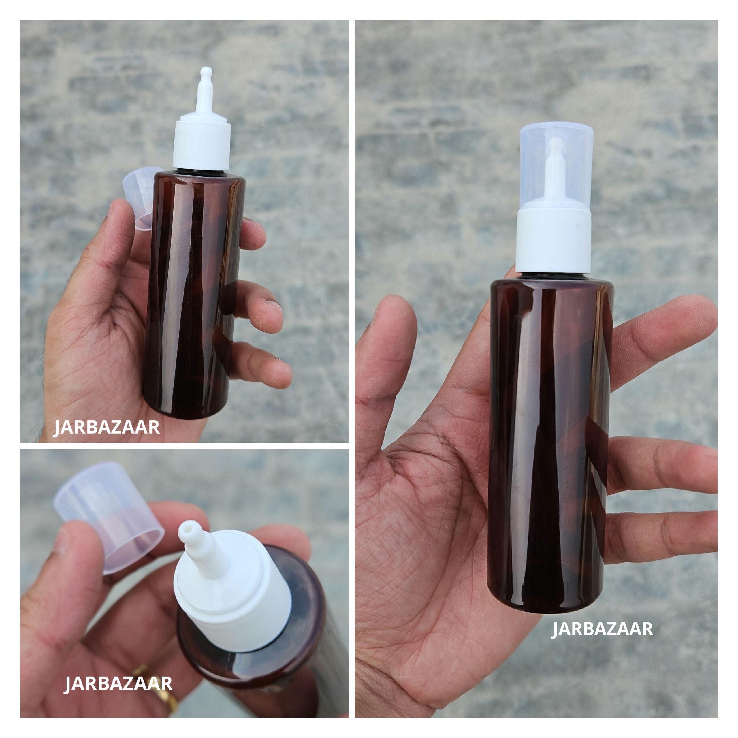100 ML Gli Pet Bottle (With Oil Nozzle Cap)