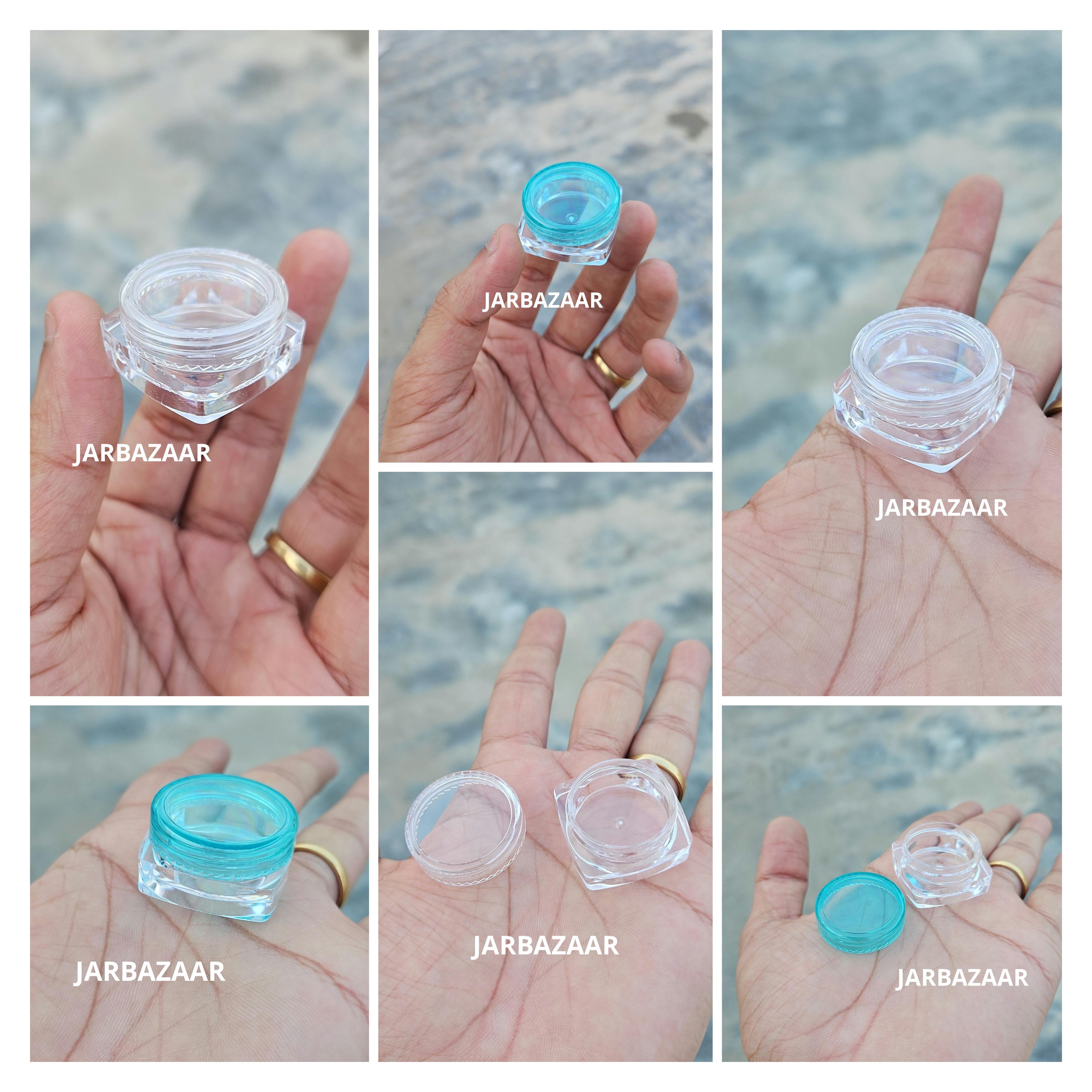 5 Gram Square Acrylic Jar