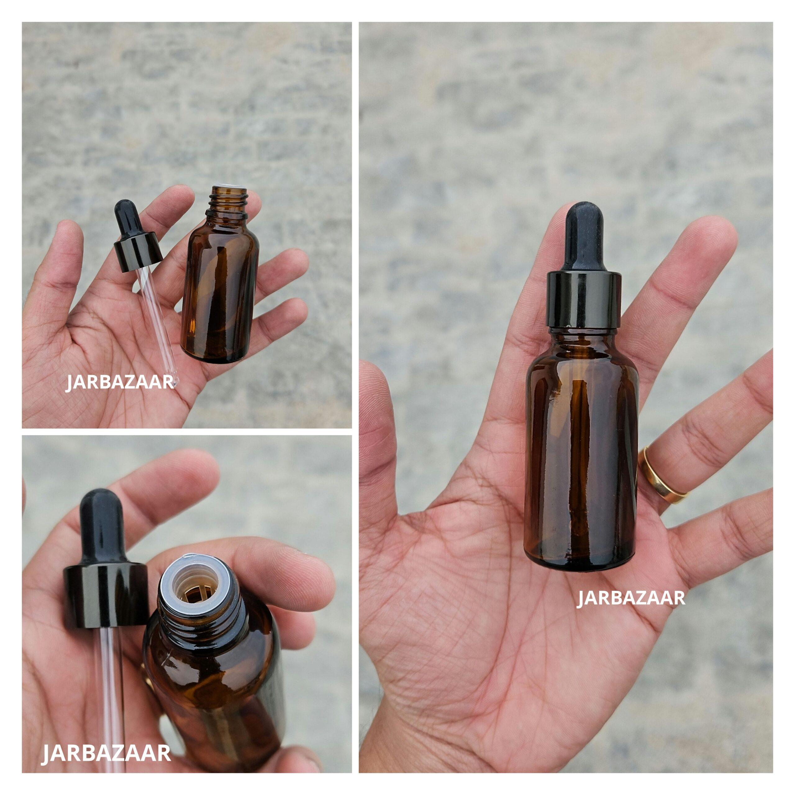 30 ML Amber Glass Dropper Bottles