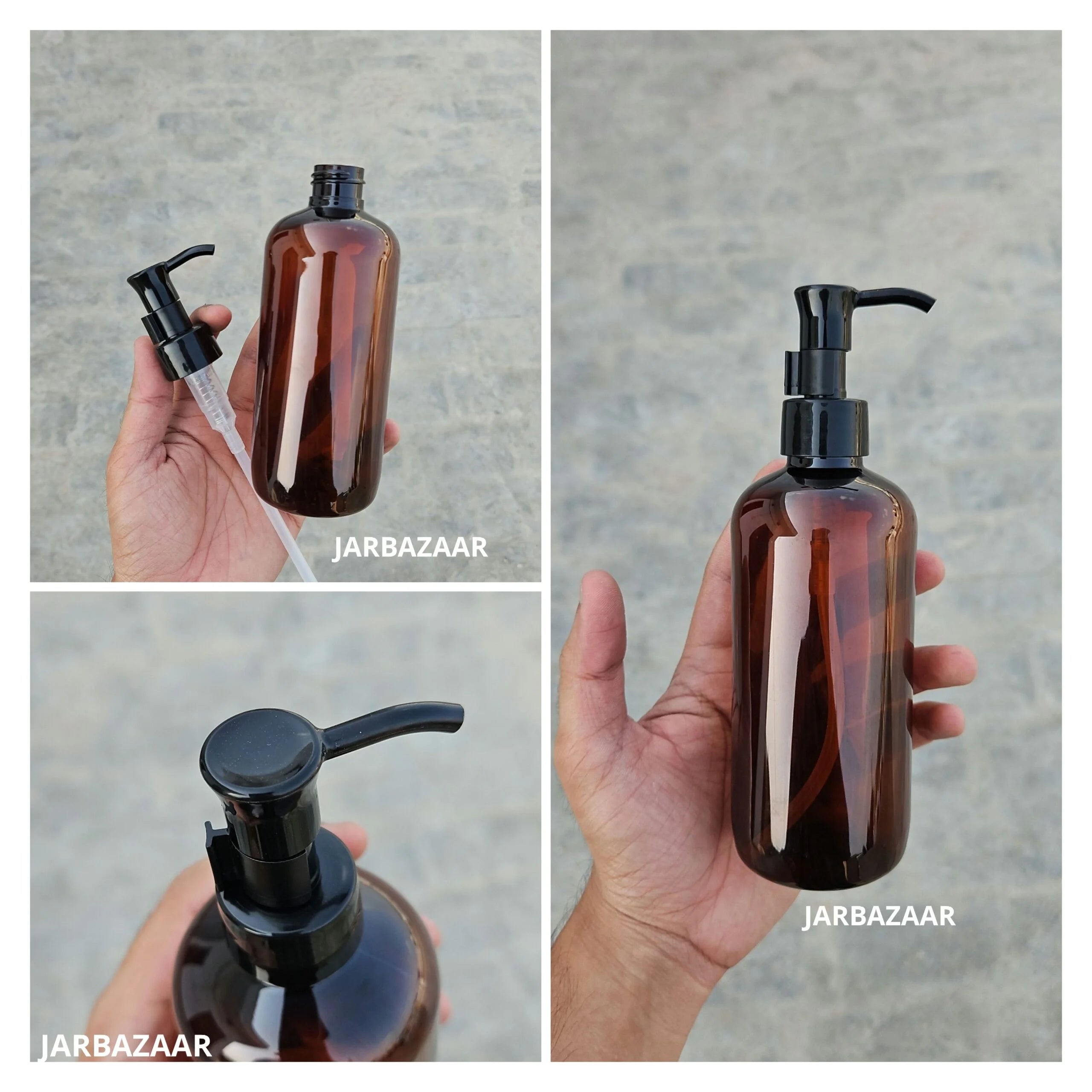 300 ML Amber Boston Dispenser Bottle