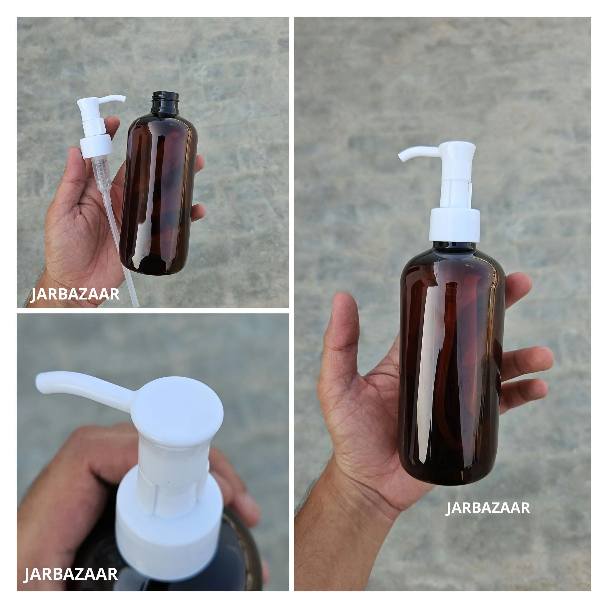 300 ML Amber Boston Dispenser Bottle
