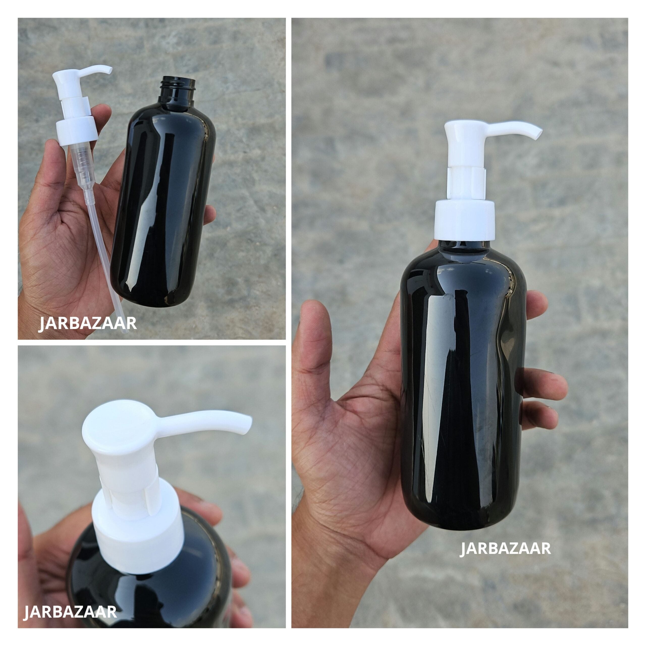 300 ML Black Boston Dispenser Bottle