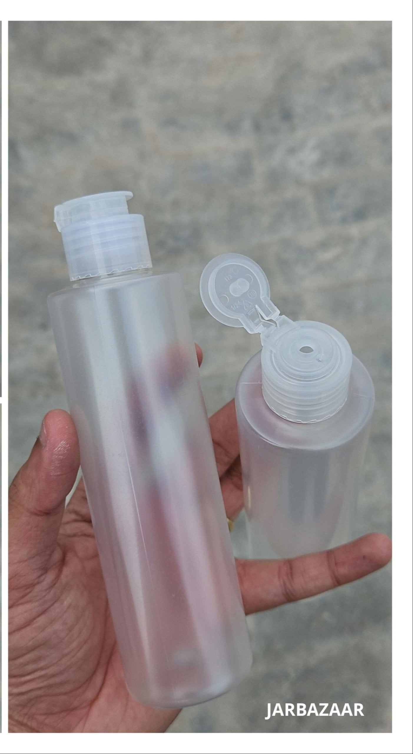 200 ML Sleek Frosted Fliptop Bottle