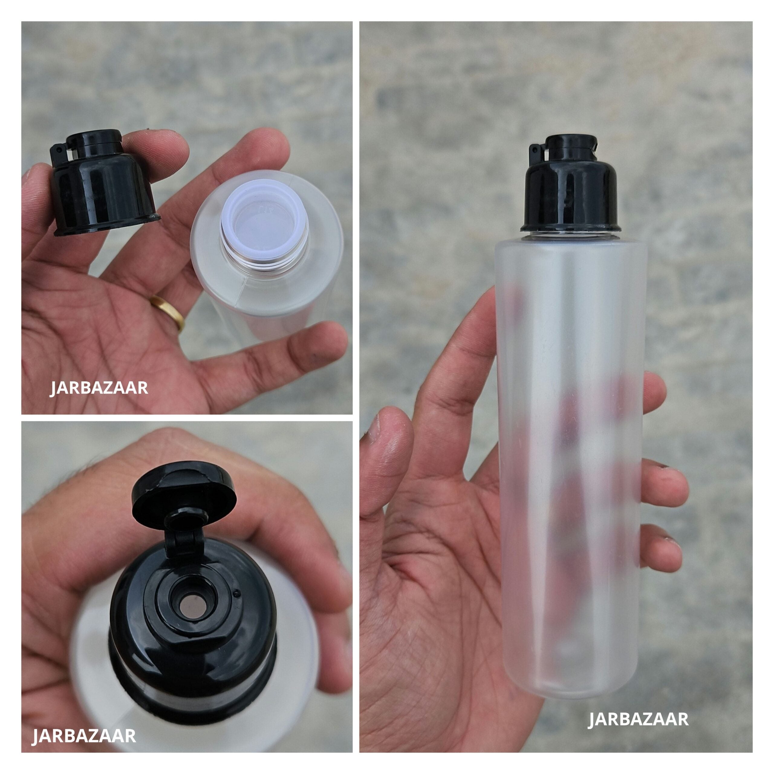 200 ML Sleek Frosted Fliptop Bottle