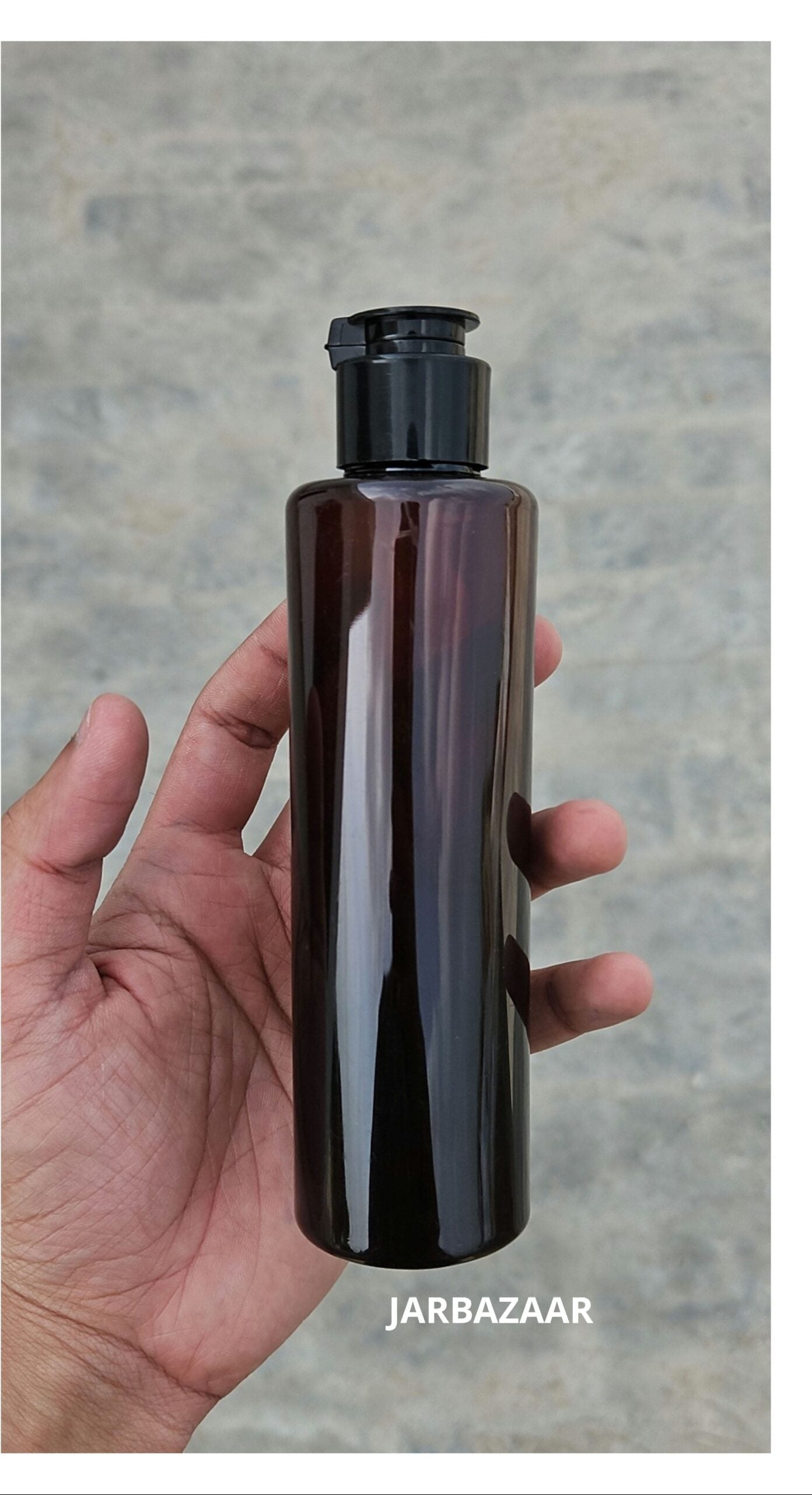 200 ML Sleek Amber Fliptop Bottle