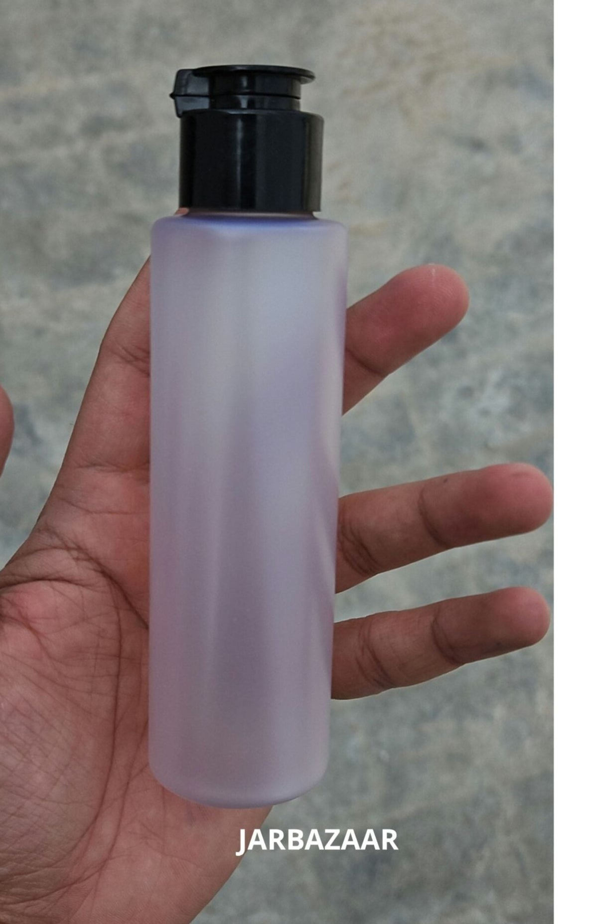 100 ML Sleek Frosted Fliptop Bottle