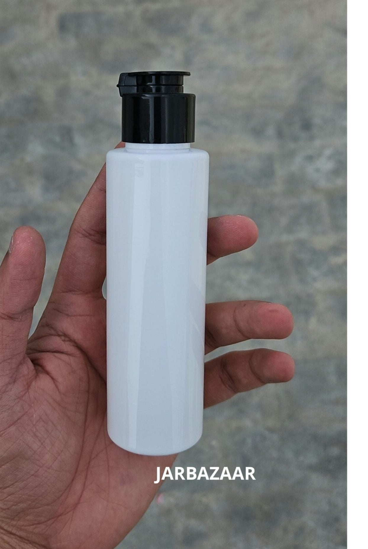 100 ML Sleek White Fliptop Bottle