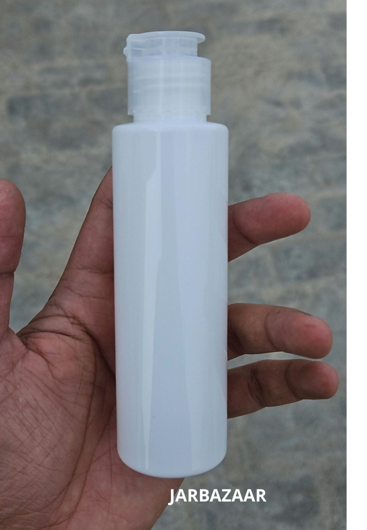 100 ML Sleek White Fliptop Bottle