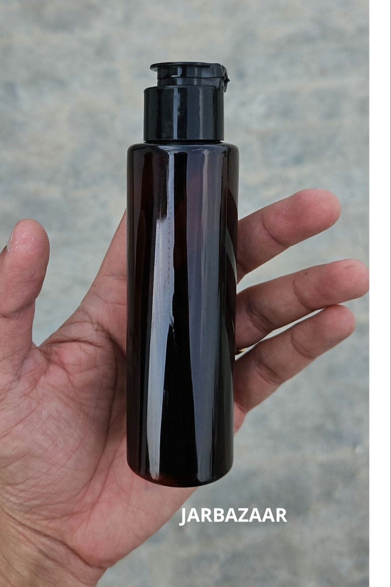 100 ML Sleek Amber Fliptop Bottle