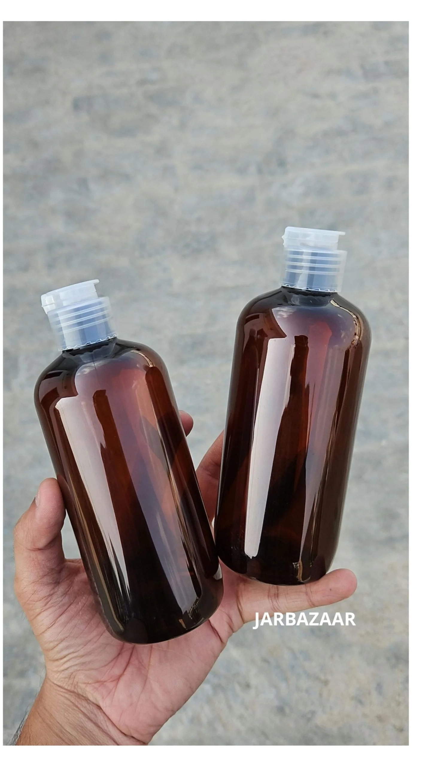 300 ML Amber Boston Fliptop Bottle