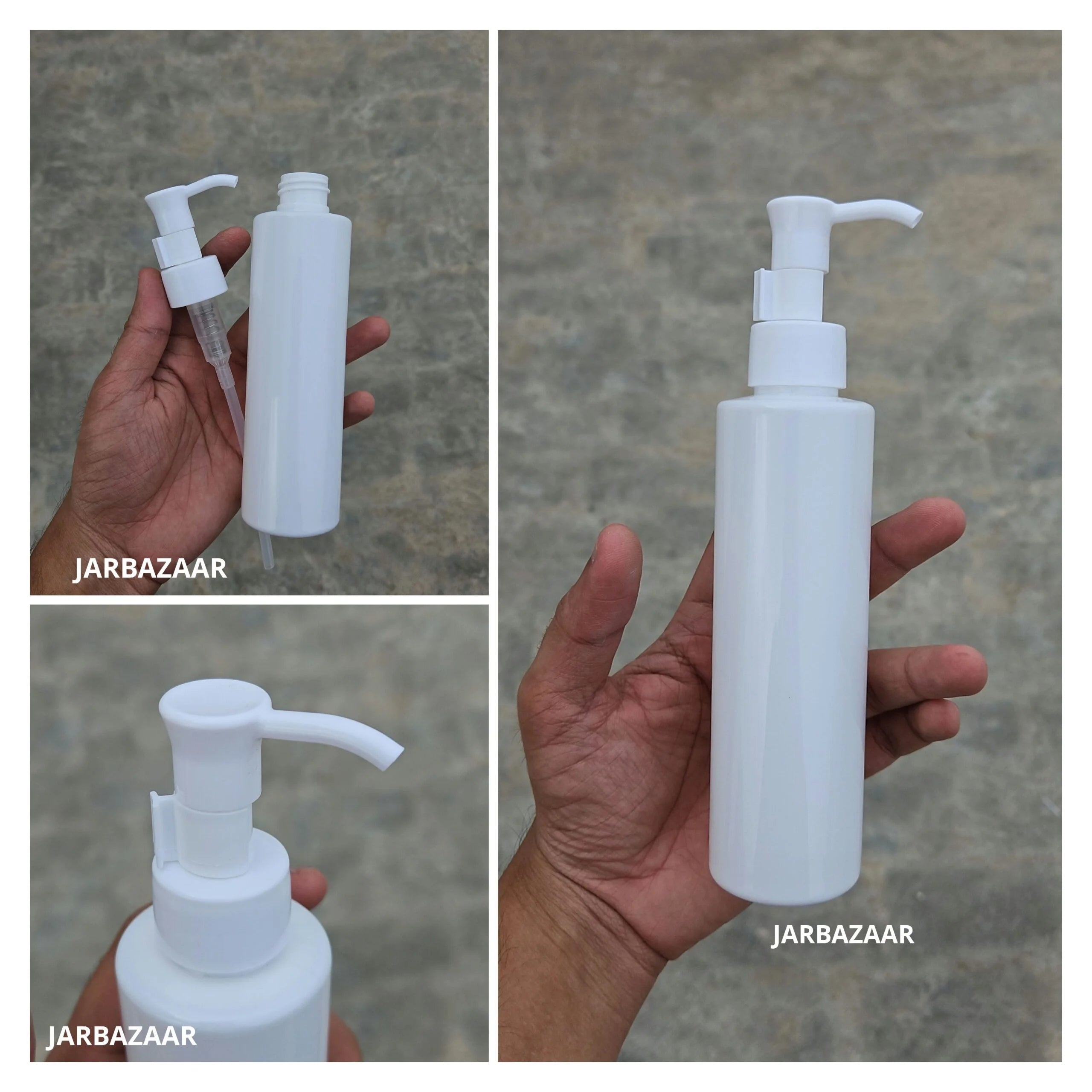 200 ML Sleek White Dispenser Bottle