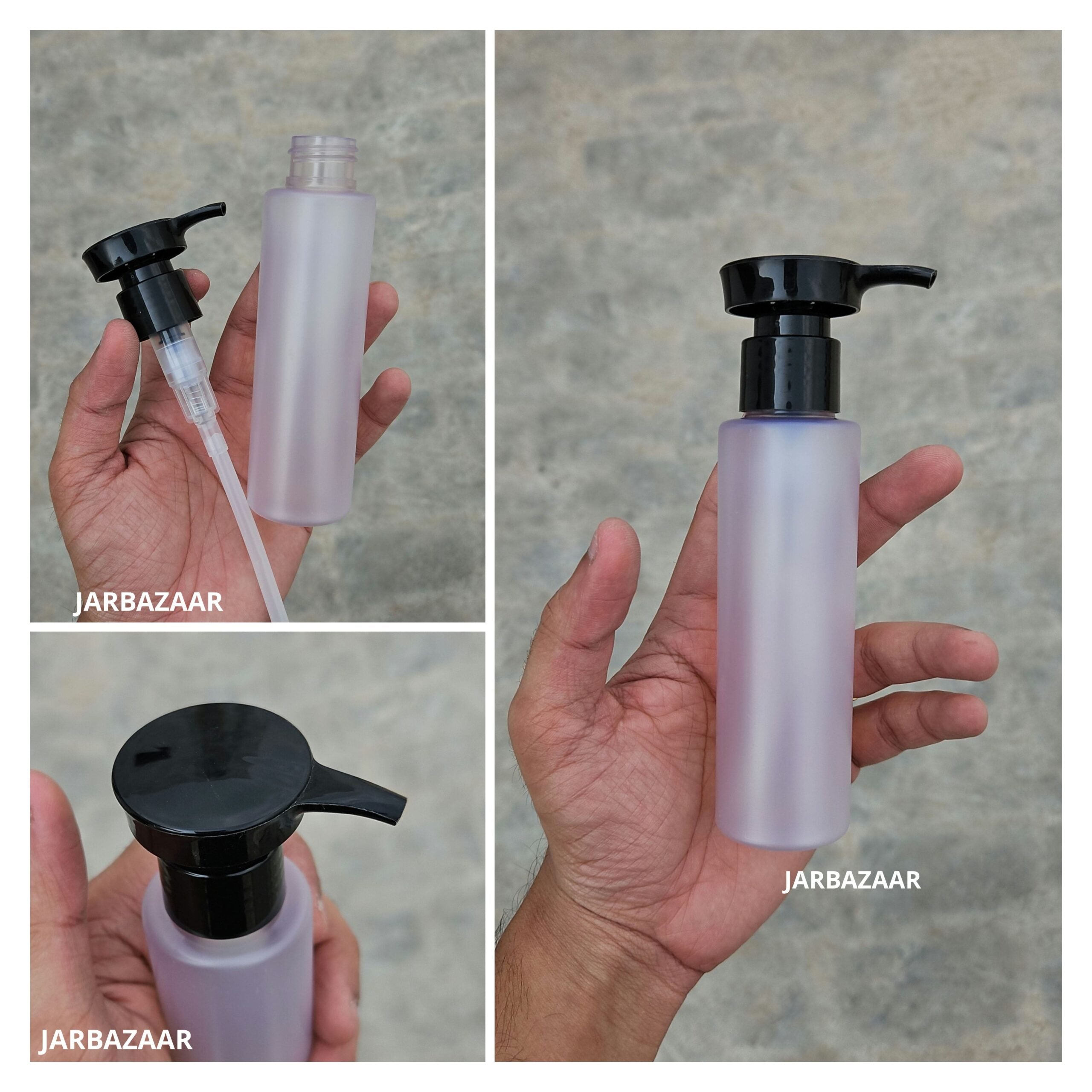 100 ML Sleek Frosted Dispenser Bottle