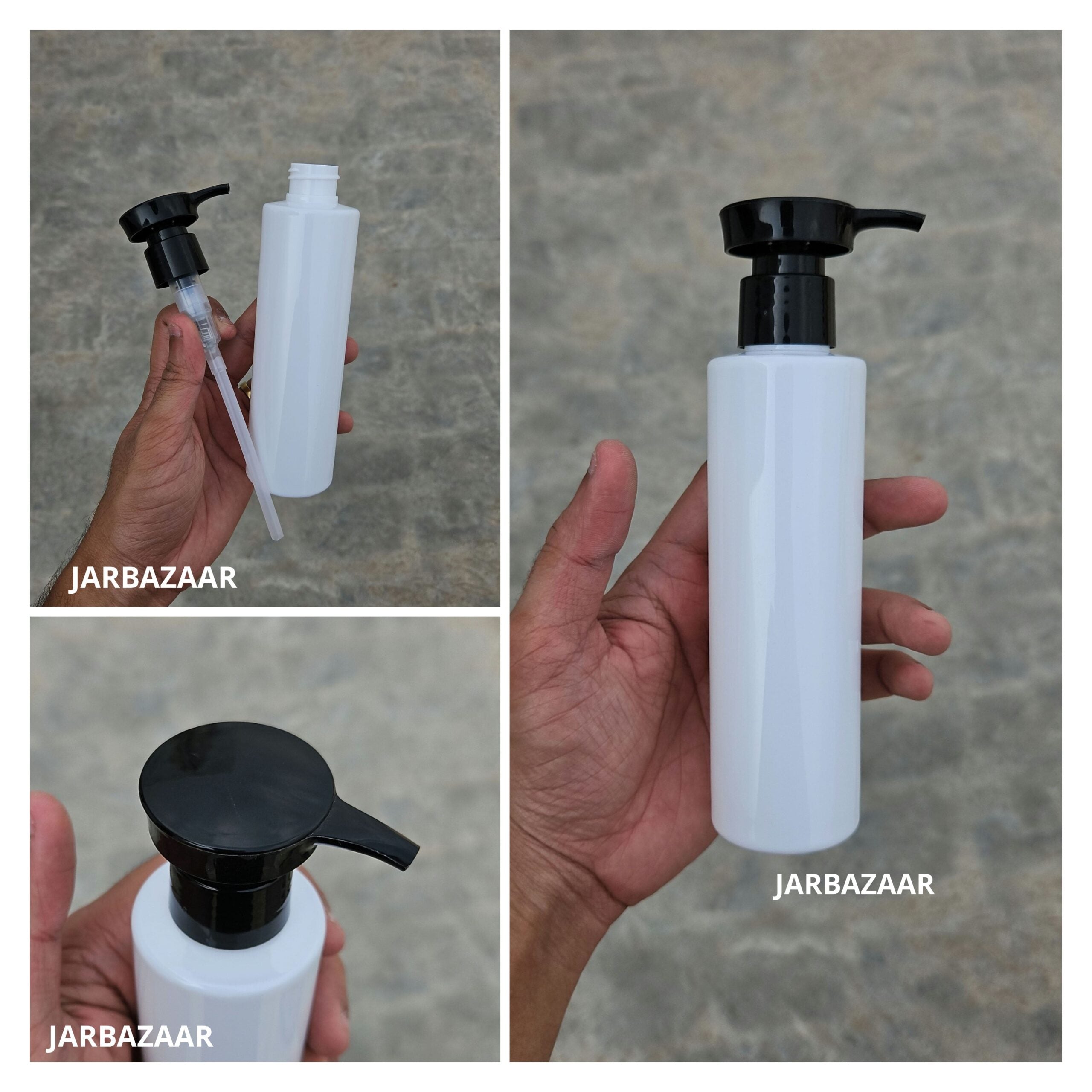 200 ML Sleek White Dispenser Bottle